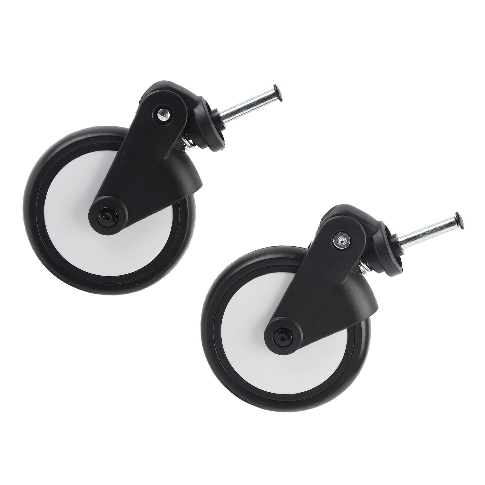 Stroller Replacement Wheels - Durable Rubber Wheels for Baby Strollers & Kids Carriages | Perfect for Smooth Rides on Pavement, Grass & Uneven Terrain