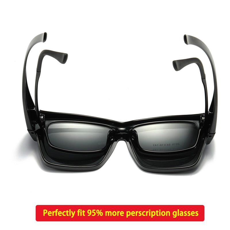 Aidien Unisex Square Full Rim Polarized Sunglasses S2020 - UV Protection, Lightweight & Stylish for Outdoor Activities, Driving, and Beach Vacations