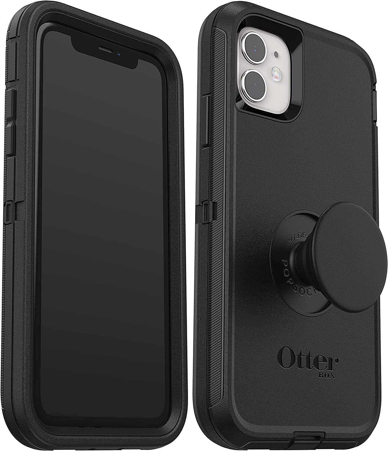 OtterBox Pop Defender Series Case for iPhone 11 (Not Pro/Pro Max) - Black | Shockproof & Slim Protection | Perfect for Outdoor Activities, Work & Daily Use
