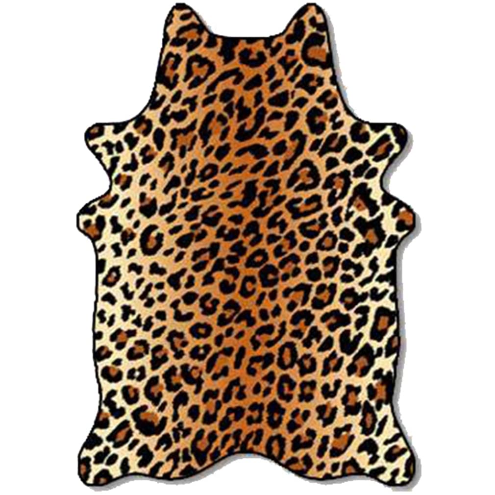Premium Leopard Print Area Rug 3'x7' - Soft Non-Shedding Non-Slip Runner Carpet for Bedroom, Living Room, Kitchen & Home Office - Indoor/Outdoor Floor Mat with Animal Print Design - Perfect for Bohemian Decor, Dorm Room & Apartment Style