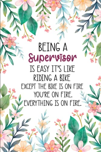 Funny Supervisor Gifts - Like Riding a Bike on Fire - Office Humor