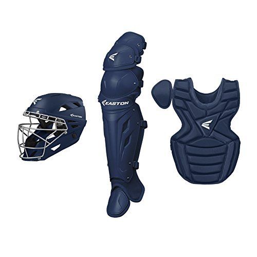 Easton M7 Youth Catcher Box Set A165322 - Baseball Catcher Gear for Kids & Teens - Perfect for Little League & Youth Baseball Games