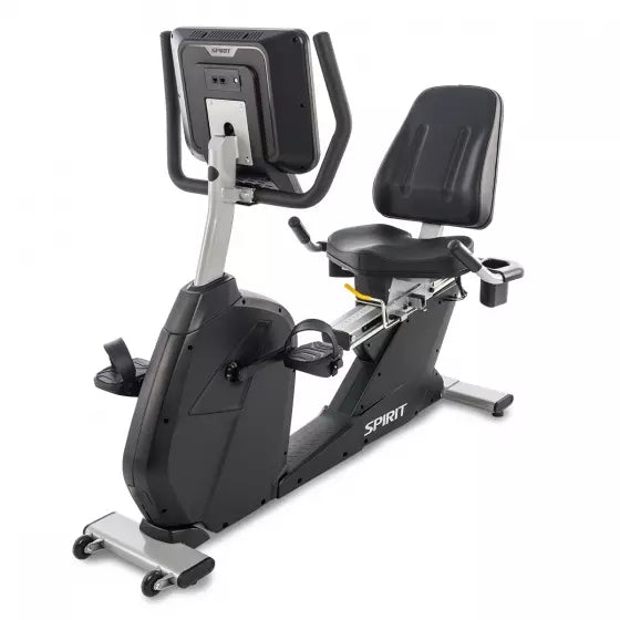 Spirit Fitness CR800 ENT Commercial Recumbent Exercise Bike - Heavy Duty Indoor Cycling for Home Gym & Rehabilitation