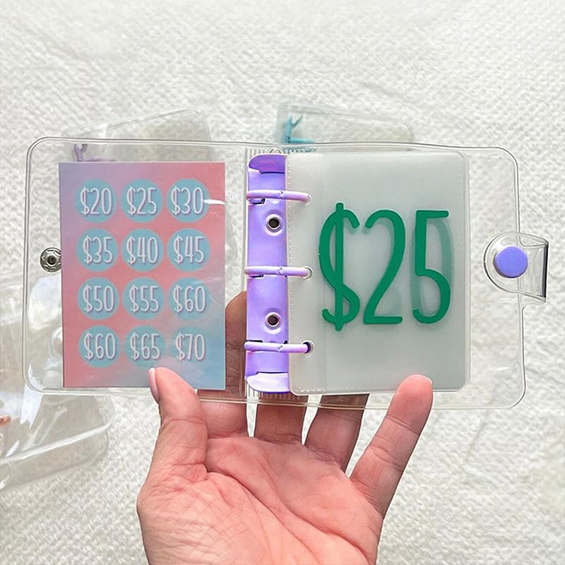 2023 Reusable Savings Binder - $1000 Savings Challenge Budget Book with Cash Envelopes | Money Organizer for Cash Savings & Budget Tracking | Frosted Cover Notebook Binder (Blue) | Perfect for Personal Finance, Debt Payoff & Financial Goal Planning