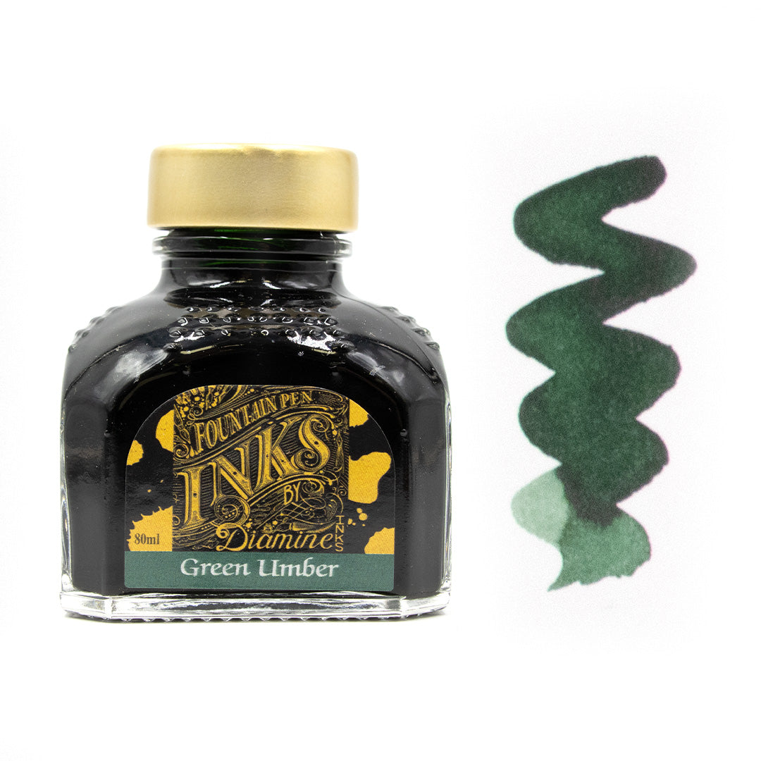 Premium Diamine Ink Bottle 80ml - Vibrant Fountain Pen Ink for Calligraphy, Journaling & Artistic Writing - Smooth Flow & Rich Colors