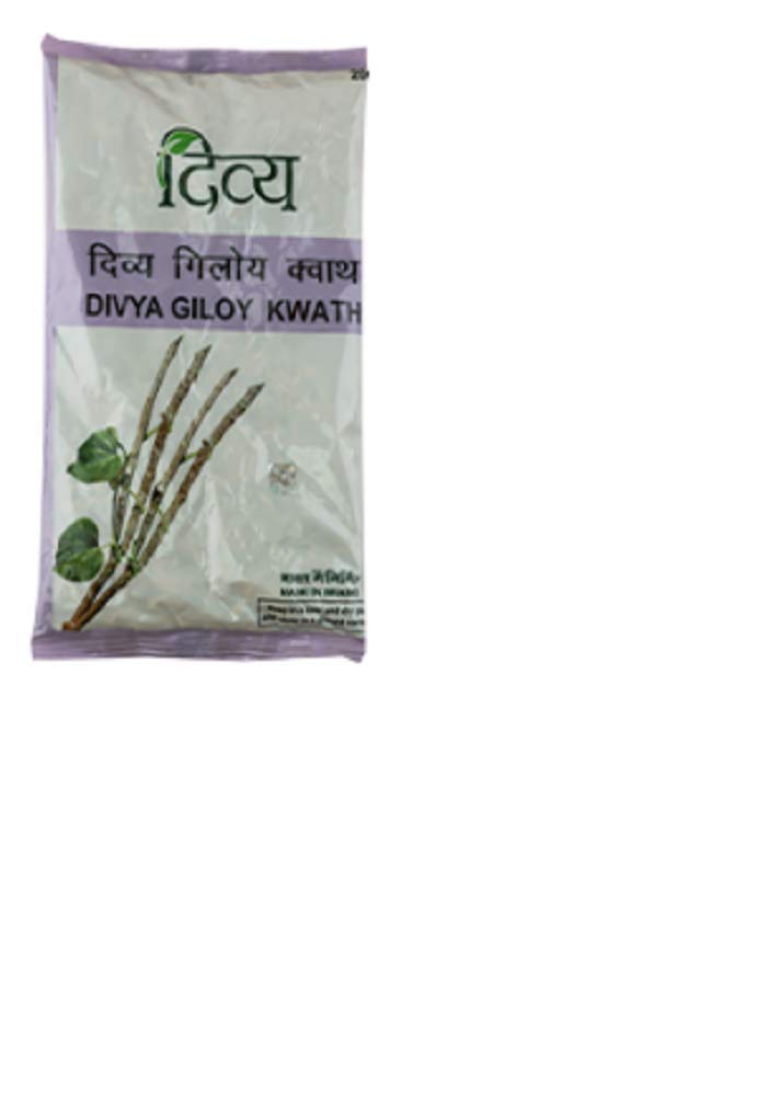 Patanjali Divya Giloy Kwath 200gm Powder - Pack of 1 | Ayurvedic Immunity Booster | Natural Herbal Supplement for Cold, Fever & Wellness | Daily Health Drink