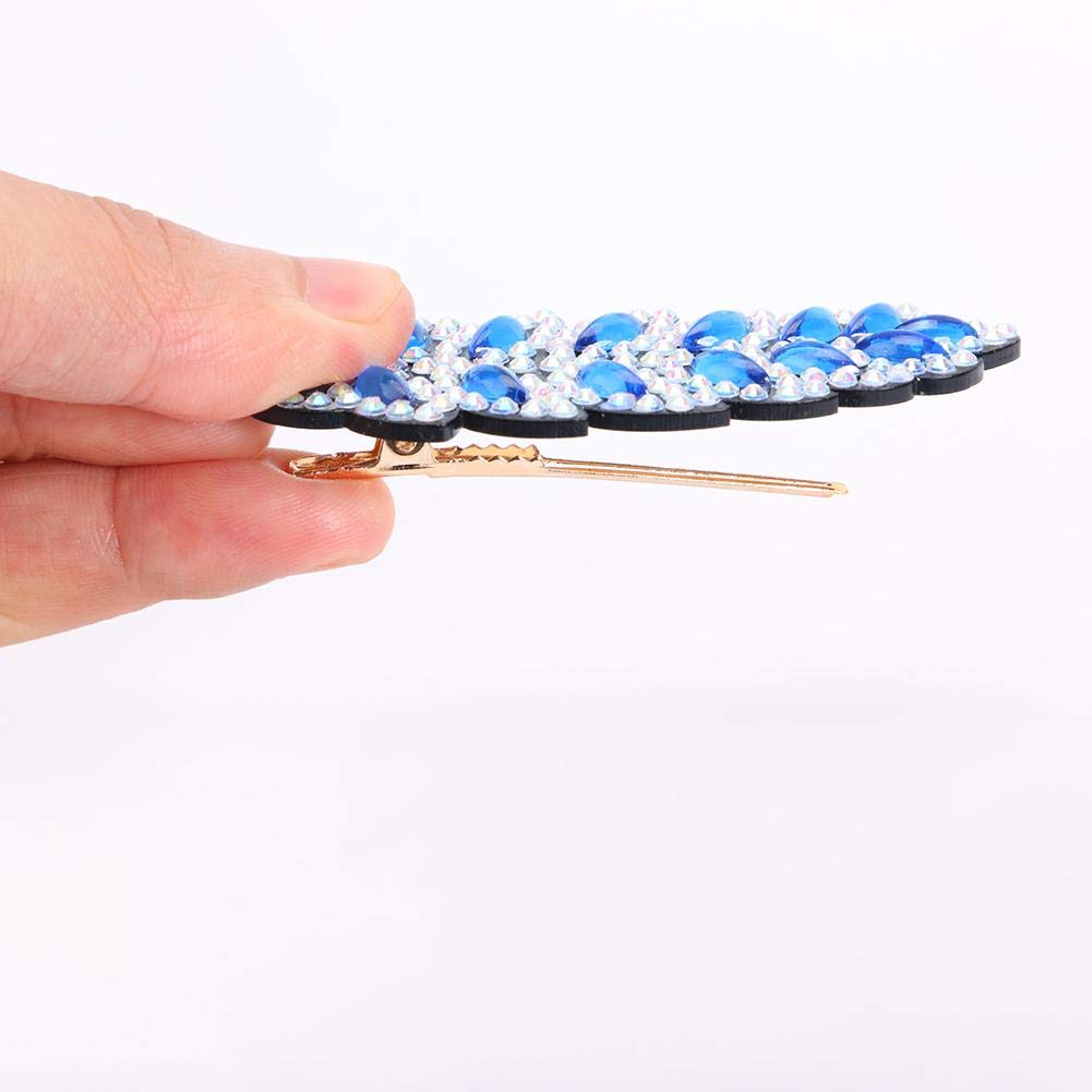 3PCS DIY Crystal Leaf Hair Clips - 5D Handmade Women's Hairpins, Barrettes & Bobby Pins for Wedding, Party & Daily Use - Elegant Hair Accessories for Women & Girls