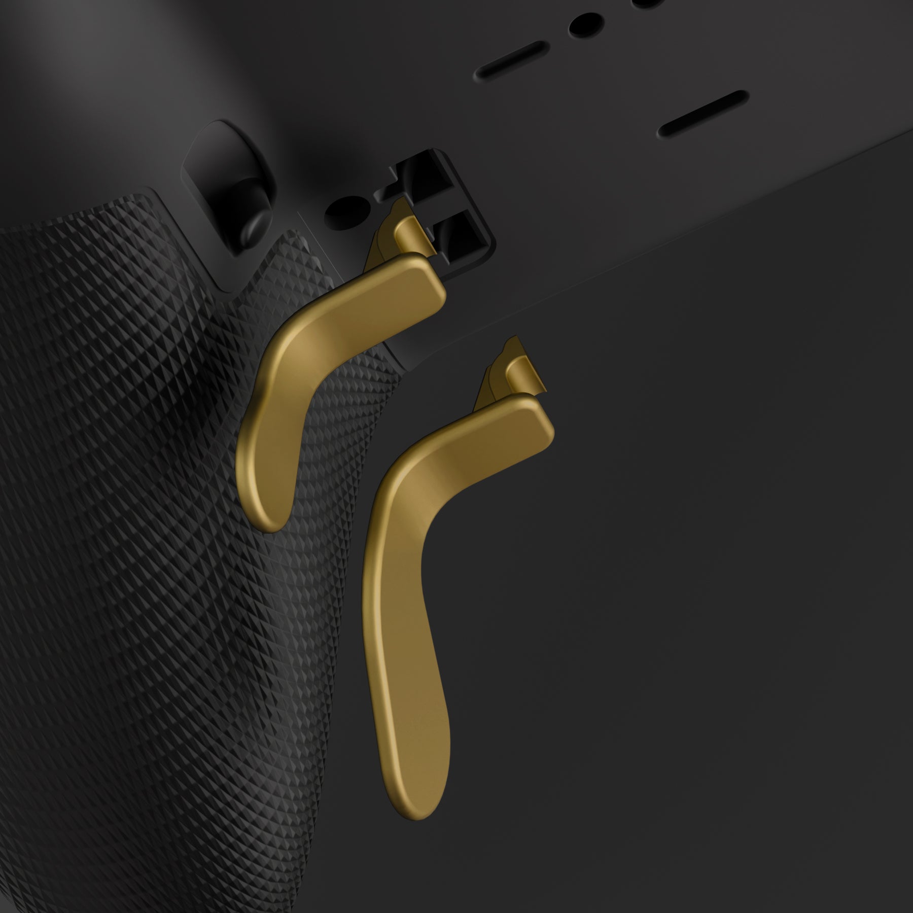 eXtremeRate 4-Piece Replacement Metal Stainless Steel Paddles for Xbox One Elite/Elite Series 2/Elite 2 Core Controller - Hero Gold | Enhanced Gaming Performance for Competitive Play & Professional Gamers