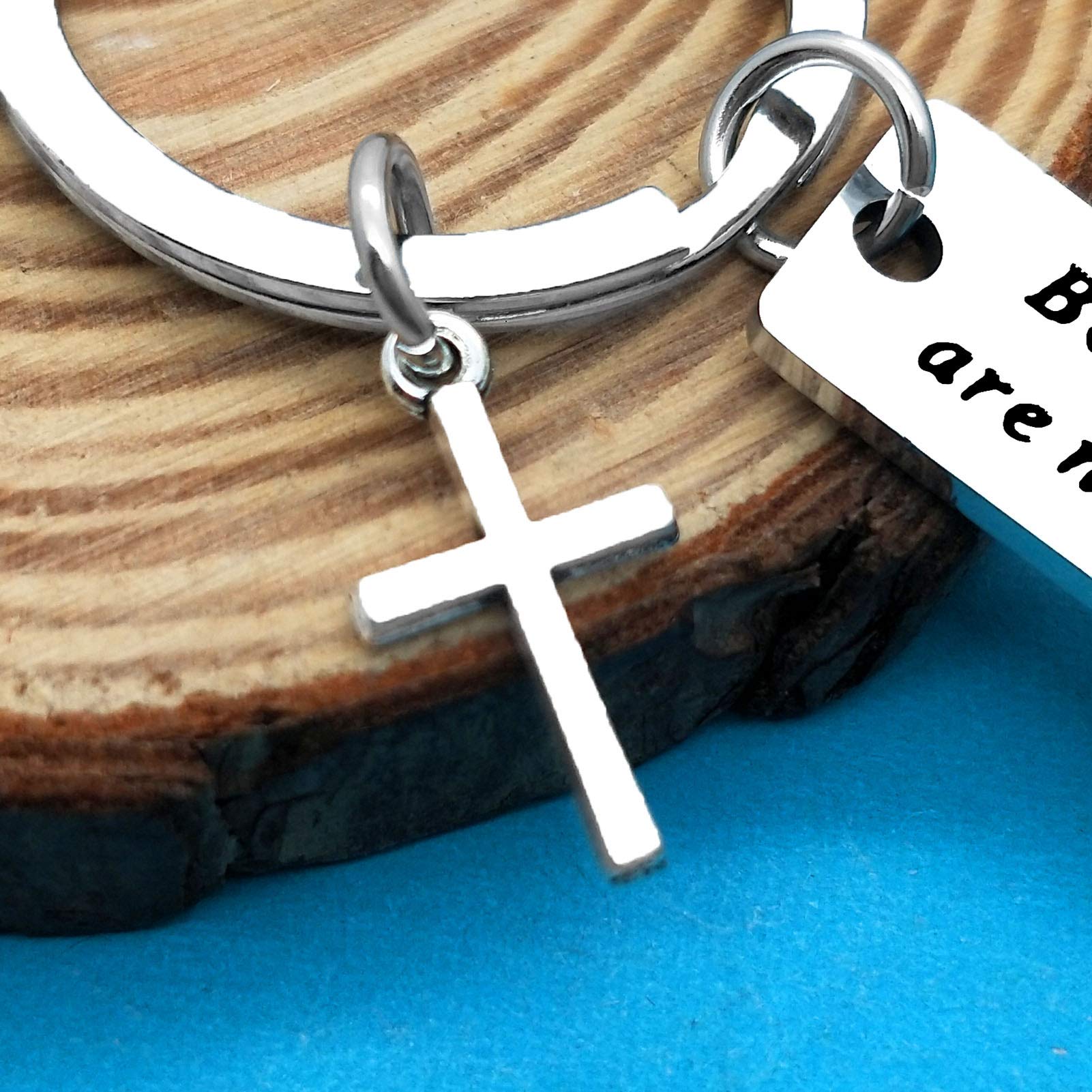 Xiahuyu Christian Keychain - Bible Verse Baptism & Communion Gift - Inspirational Religious Gifts for Women & Men - Perfect for Church Events, Baptism Celebrations & Daily Faith Reminders