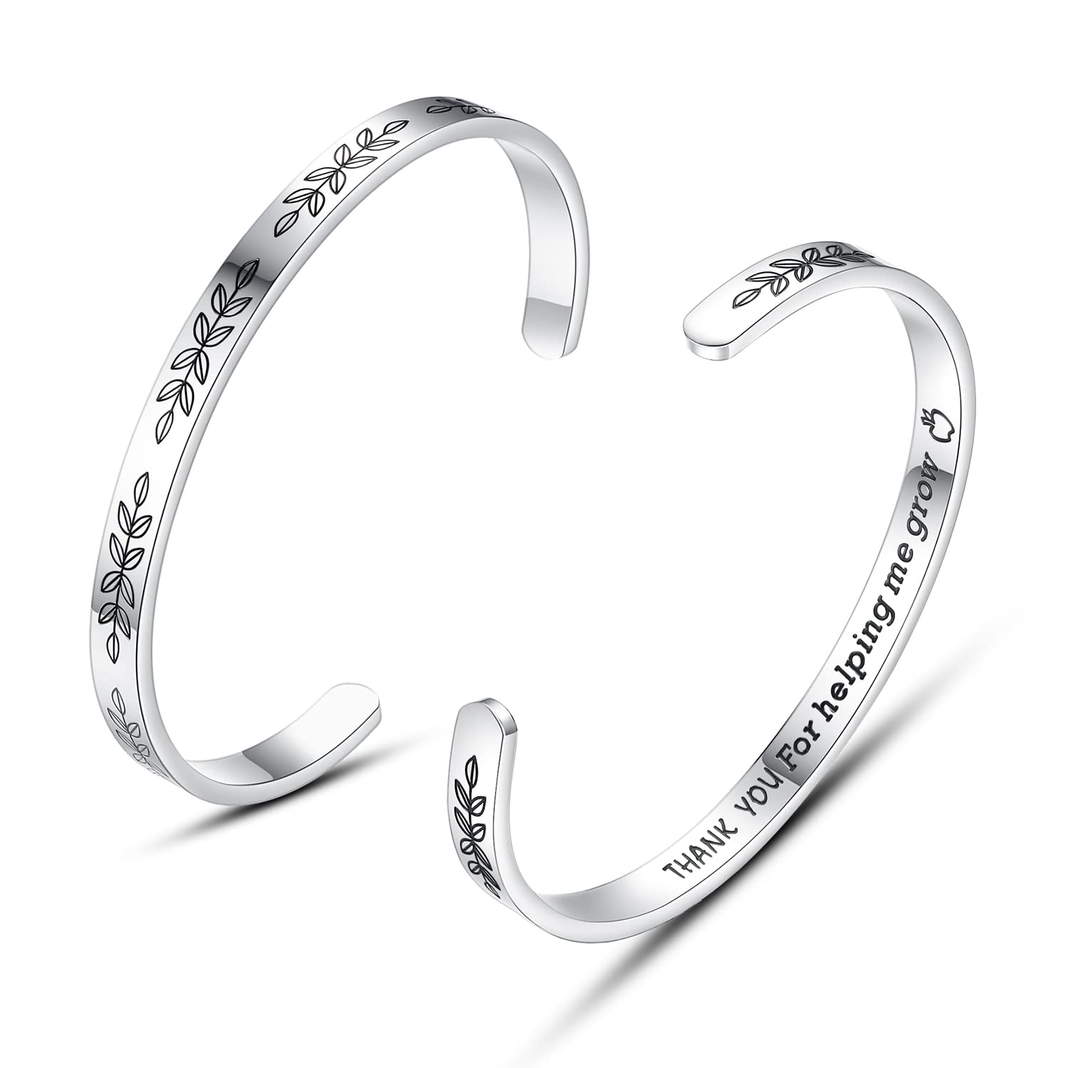 Personalized Cuff Bracelets for Women & Teen Girls - Best Friend, Sister, Mom, Daughter, Granddaughter, Cousin - Custom Birthday, Mother's Day, Christmas, Easter Jewelry Gifts - Perfect for Everyday Wear, Special Occasions & Gift Giving