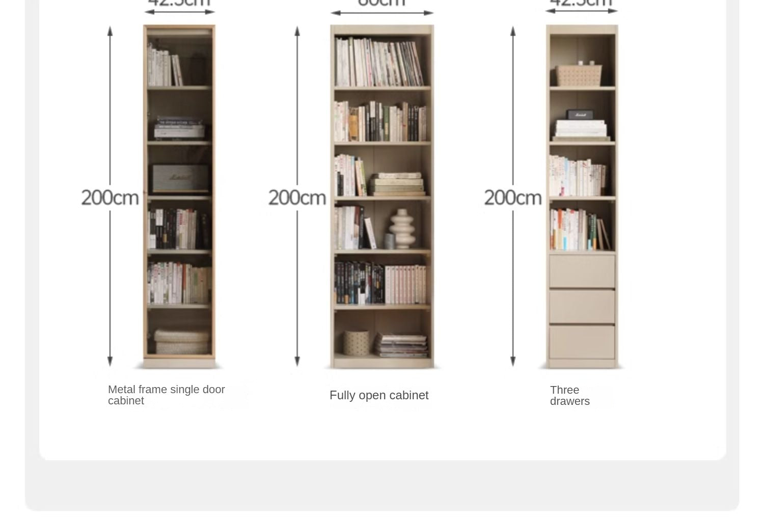 Premium Poplar Solid Wood Bookcase - Light Luxury Style for Home Office, Living Room & Library | Modern Wooden Bookshelf Organizer