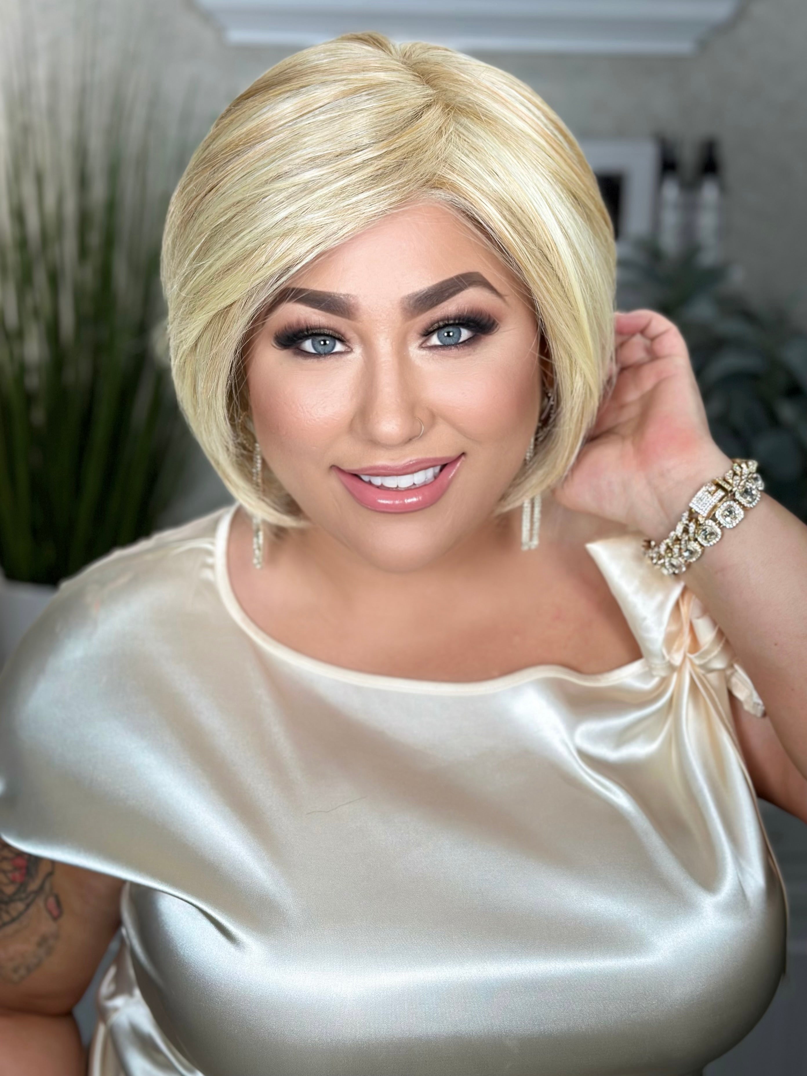 Creamy Blonde High Profile Hair Extensions for Women - Natural Looking Clip-In Hairpieces for Volume & Length - Perfect for Parties, Weddings & Everyday Styling