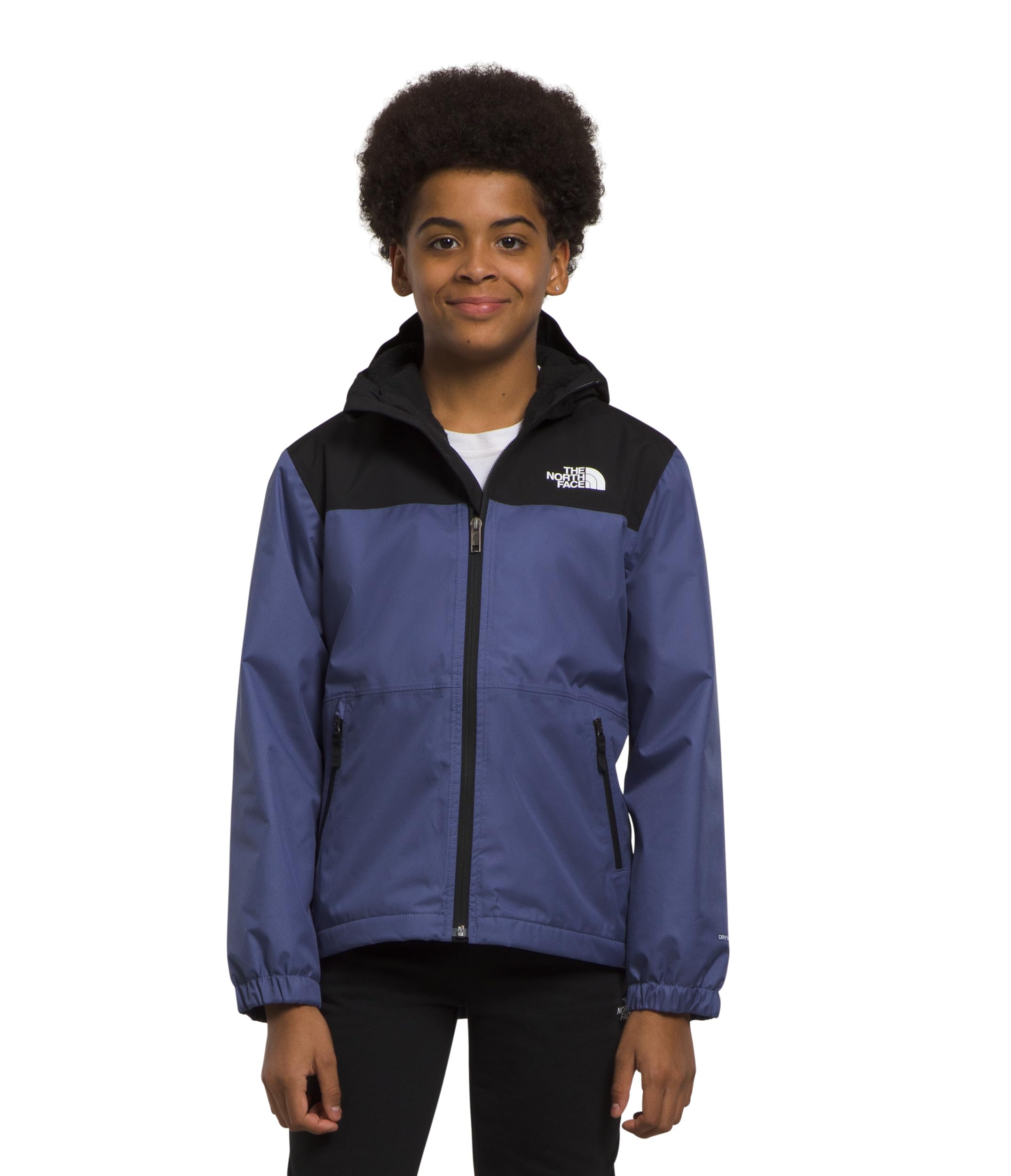 THE NORTH FACE Kids Waterproof Rain Jacket with Warm Storm Technology - Lightweight & Windproof Outdoor Jacket for Boys & Girls - Perfect for Hiking, School & Play in Rainy Weather