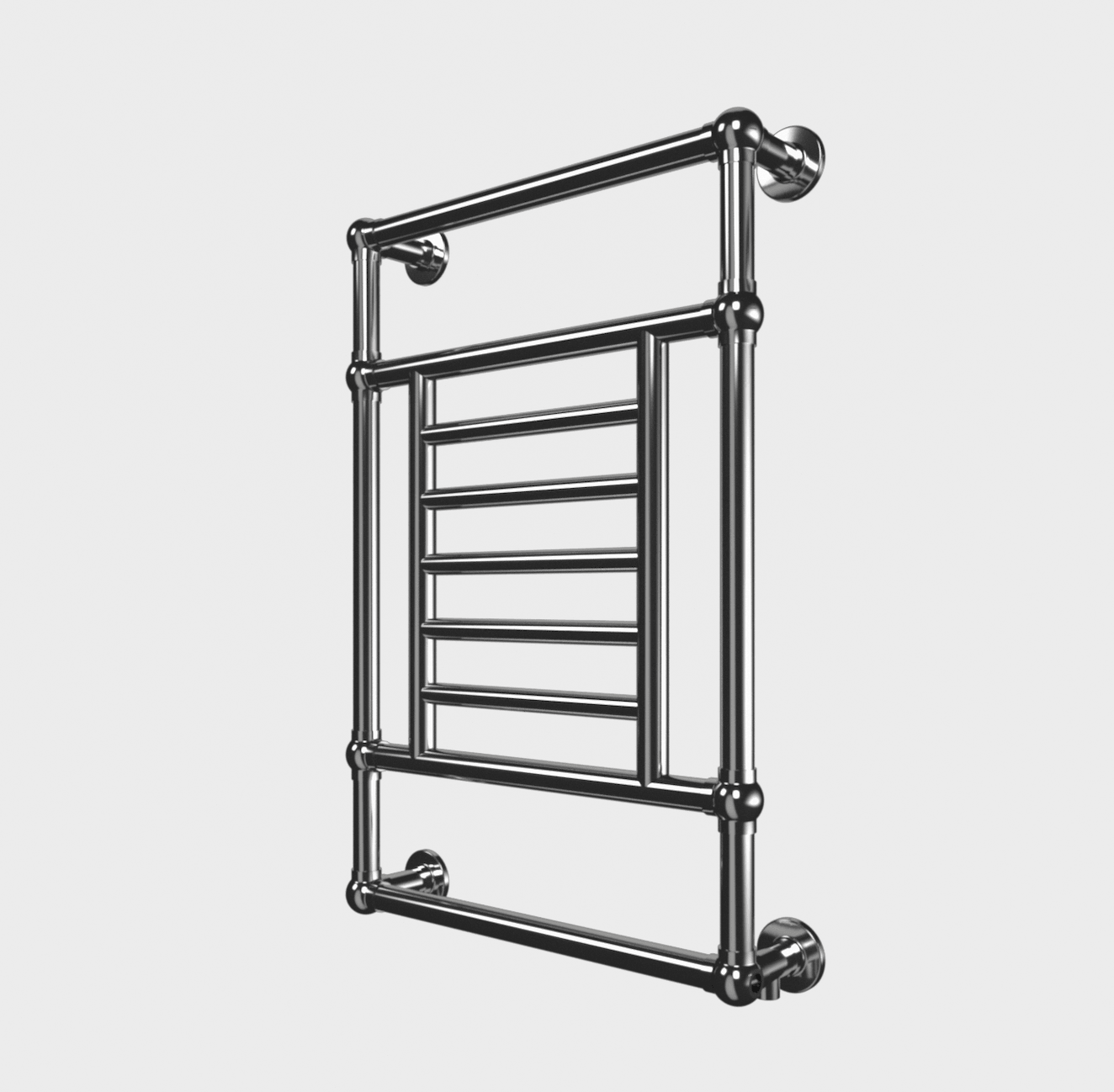 Tuzio Thames Hardwired or Plug-in Wall Mounted Towel Warmer - 23.5