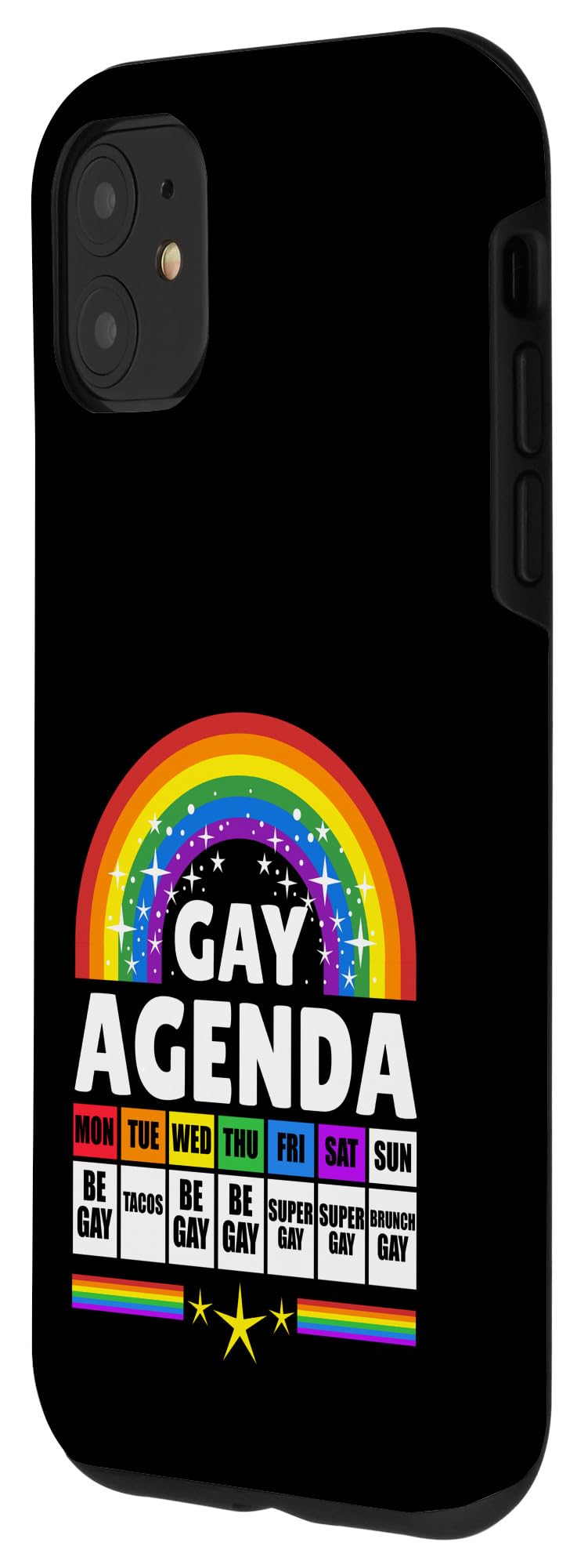 iPhone 11 Case - Rainbow LGBT Pride Protective Cover for Gay Rights Support | Perfect for Pride Month, LGBTQ+ Events & Everyday Use