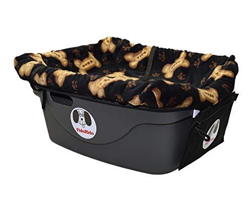 Black with Tan Bones Fleece