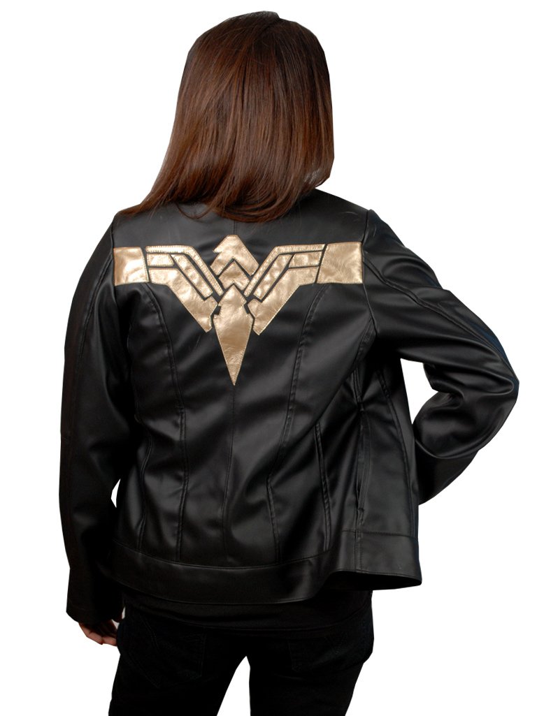 Gal Gadot Inspired Genuine Leather Black Jacket for Women - Stylish Outerwear for Casual & Evening Wear