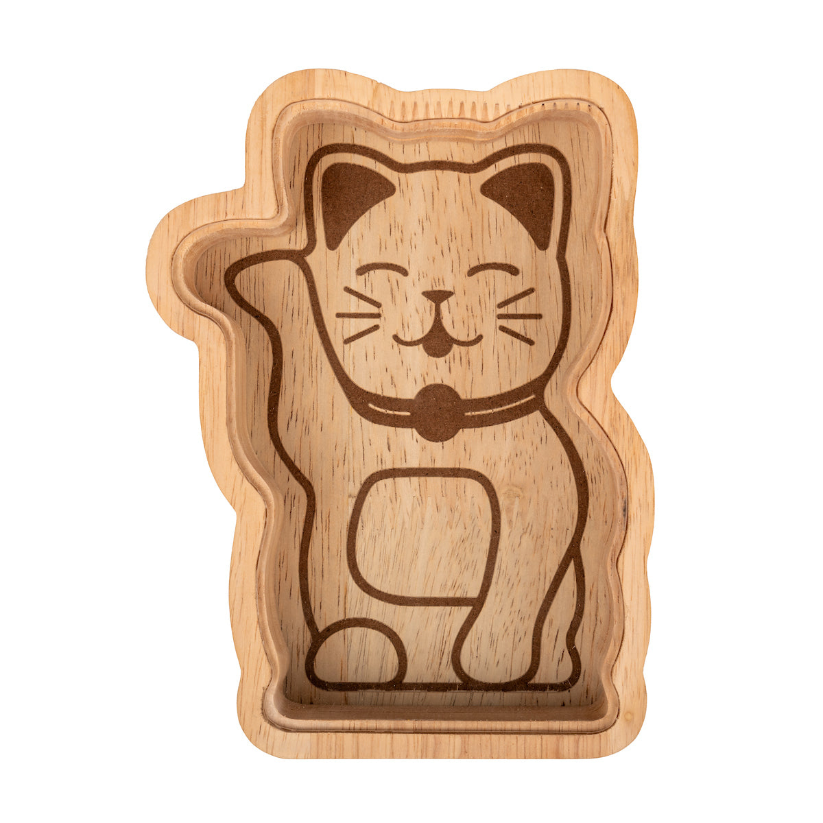 Lucky Cat Money Bank - Japanese Maneki Neko Fortune Cat Coin Bank for Home & Office Decor | Perfect for Gifts, Feng Shui, and Good Luck Charm
