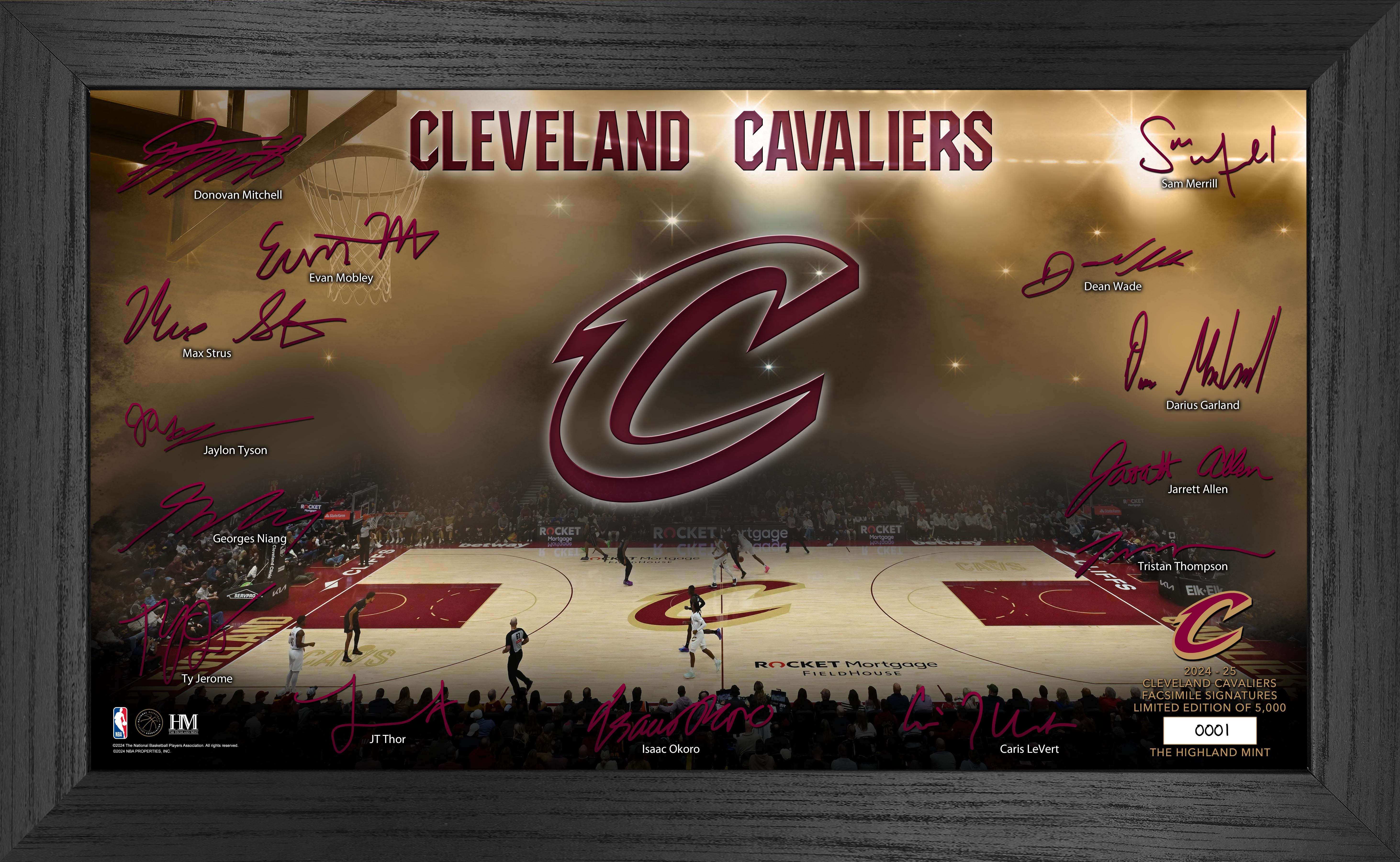 Cleveland Cavaliers 2024-25 Signature Court Basketball Jersey - Authentic NBA Swingman Jersey for Men - Perfect for Games, Fan Events & Sports Collectibles
