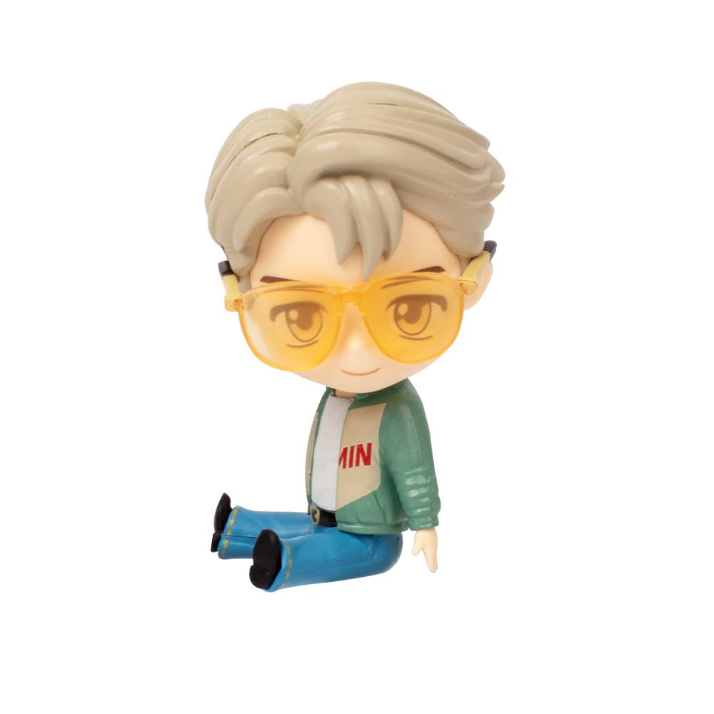 BTS Dynamite Jimin PC Monitor Figure - Cute Anime Desktop Decor for K-Pop Fans, Office & Gaming Setup Accessories