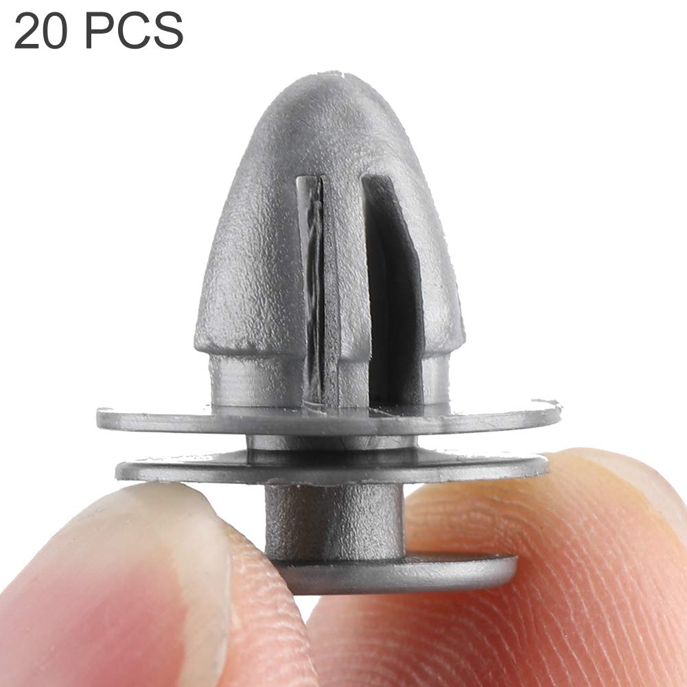 KIMISS 10pcs Universal Plastic Car Door Panel Clips - Bumper Trim Fastener Rivet Kit for Honda Del Sol | Durable Auto Body Repair Accessories for Secure Fit & Easy Installation