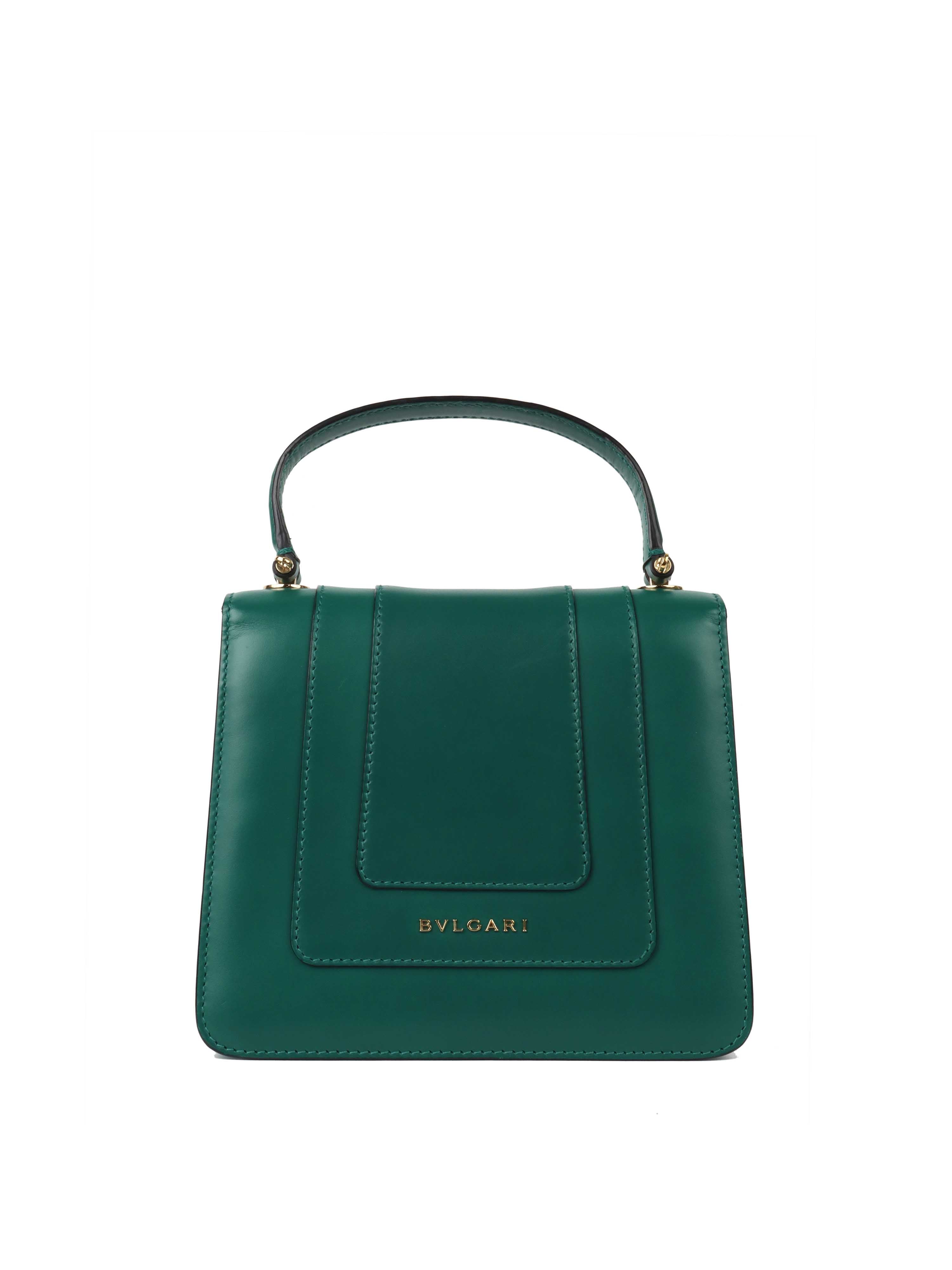 Bvlgari Serpenti Forever Top Handle Bag - Luxury Leather Shoulder Purse for Women, Elegant Designer Handbag for Work, Party & Evening Events