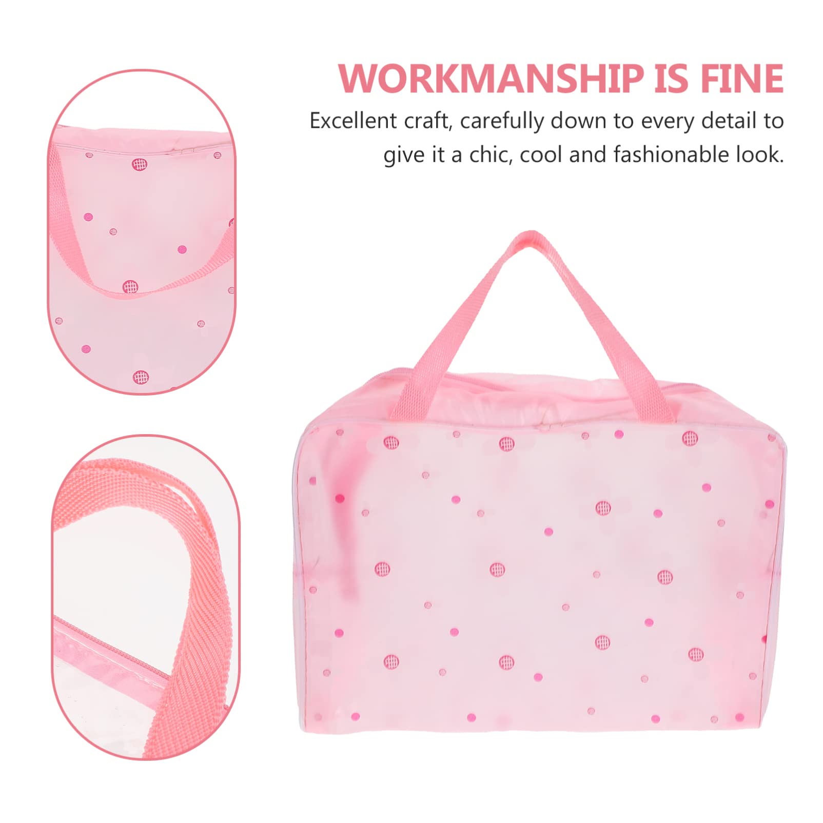 Hemoton 3-Piece Waterproof Cosmetic Bags Set - Travel Toiletries Organizer, Makeup Pouch, Skincare Storage for Women | Perfect for Travel, Gym, Daily Use & Beauty Essentials Organization