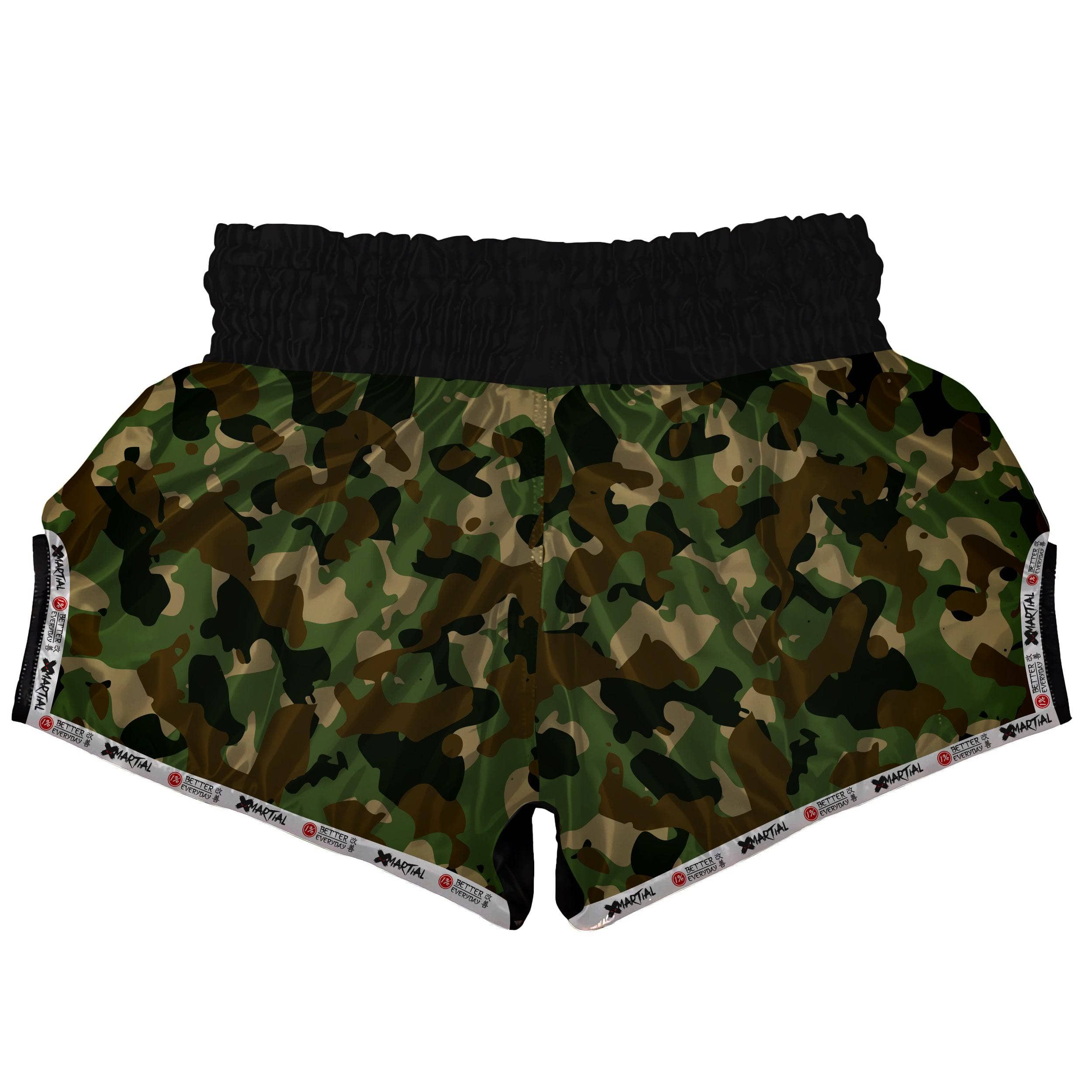 Premium Camo Muay Thai Shorts for Men - Breathable MMA Training Shorts with Side Slits - Perfect for Boxing, Kickboxing & Martial Arts Practice