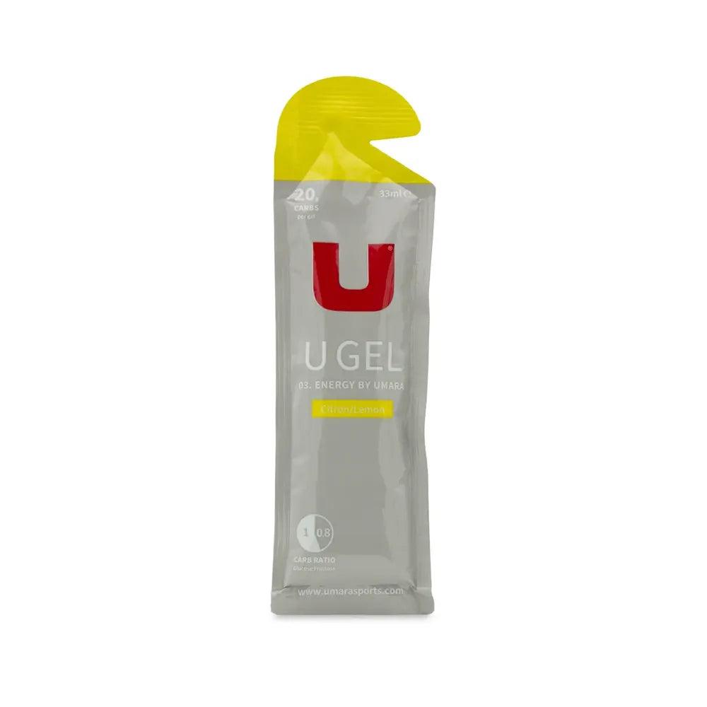 Umara Sport Energy Gel - 20g Lemon Flavor - Fast-Acting Energy Boost for Runners, Cyclists & Athletes - Perfect for Marathon, Triathlon & Endurance Training