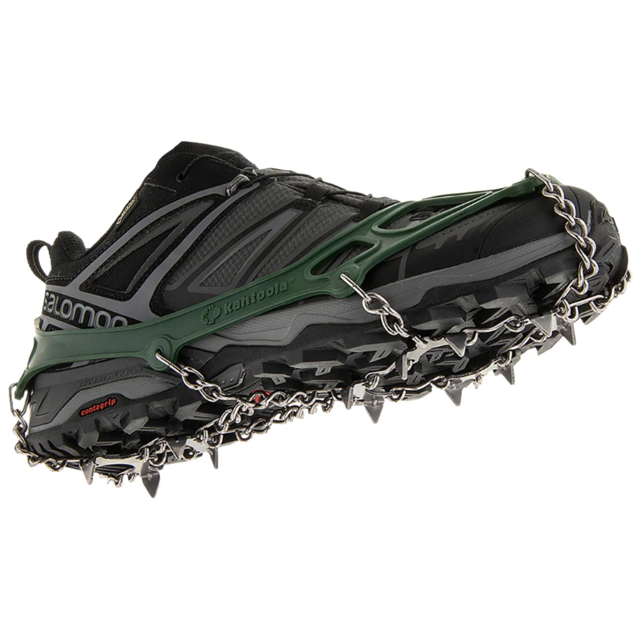 Kahtoola Microspikes Traction Cleats for Ice and Snow - Large Size - Perfect for Hiking, Running, and Winter Outdoor Activities