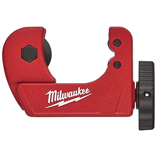 Milwaukee 48229258 Mini Copper Tube Cutter 3mm-22mm - Compact Plumbing Tool for HVAC, Refrigeration & DIY Home Repair Projects