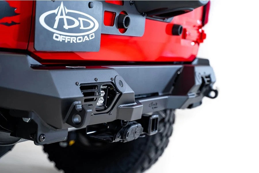 Ford Bronco Bomber Rear Bumper by Addictive Desert Designs | Heavy-Duty Off-Road Protection | Perfect for Trail Riding & Rock Crawling