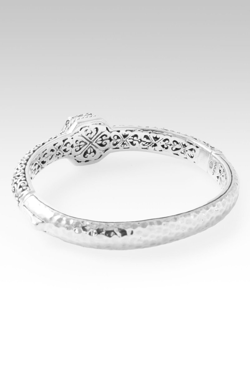 Prasiolite Gemstone Bangle Bracelet - Elegant Handmade Jewelry for Women | Perfect for Everyday Wear & Special Occasions