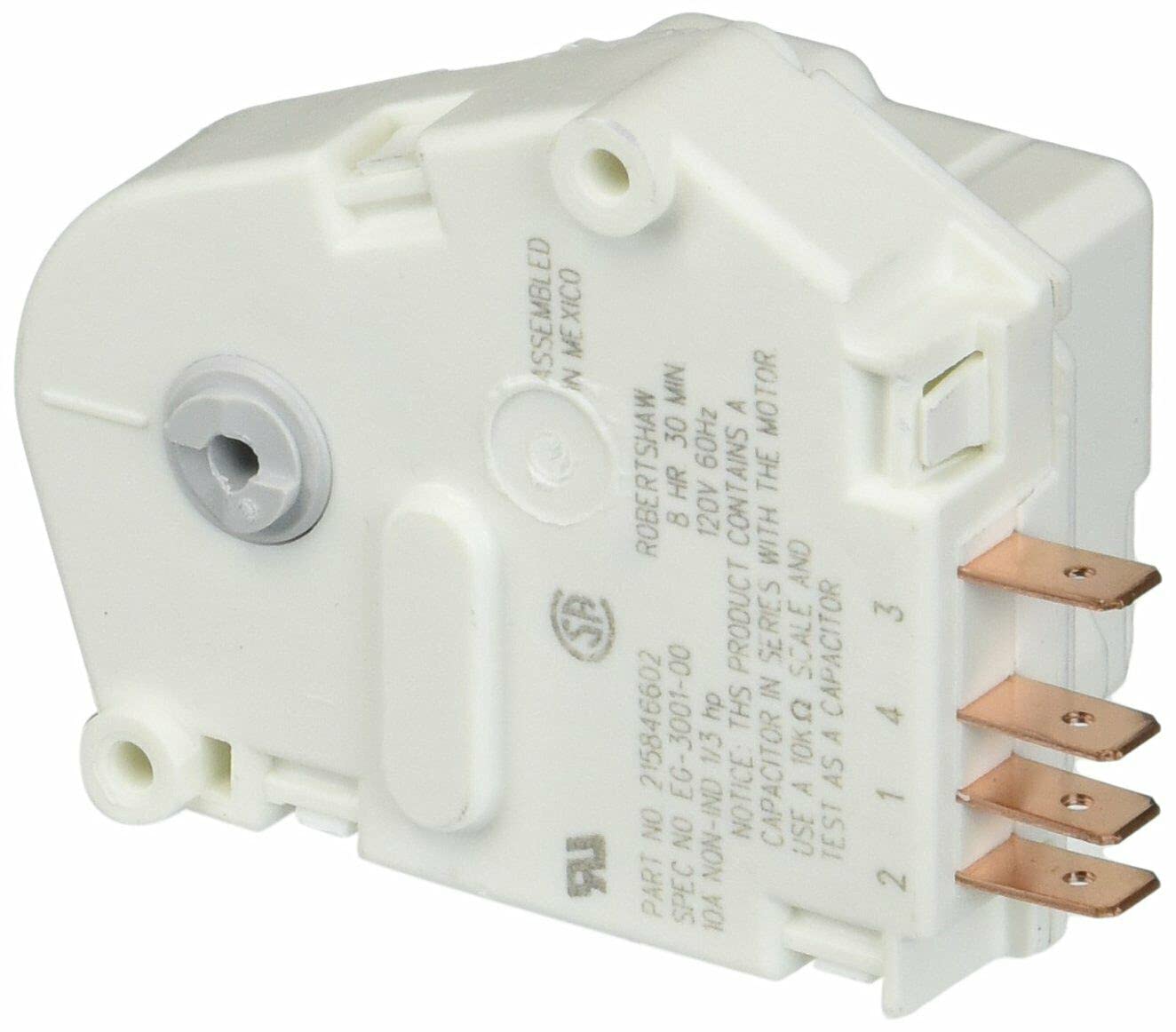 LMQHZDK Refrigerator Defrost Timer Replacement Parts - Compatible with Models 5304457327, 530062851, 215846606, 240371001, 41621501, 3001671 - Perfect for Home Appliance Repair & Maintenance
