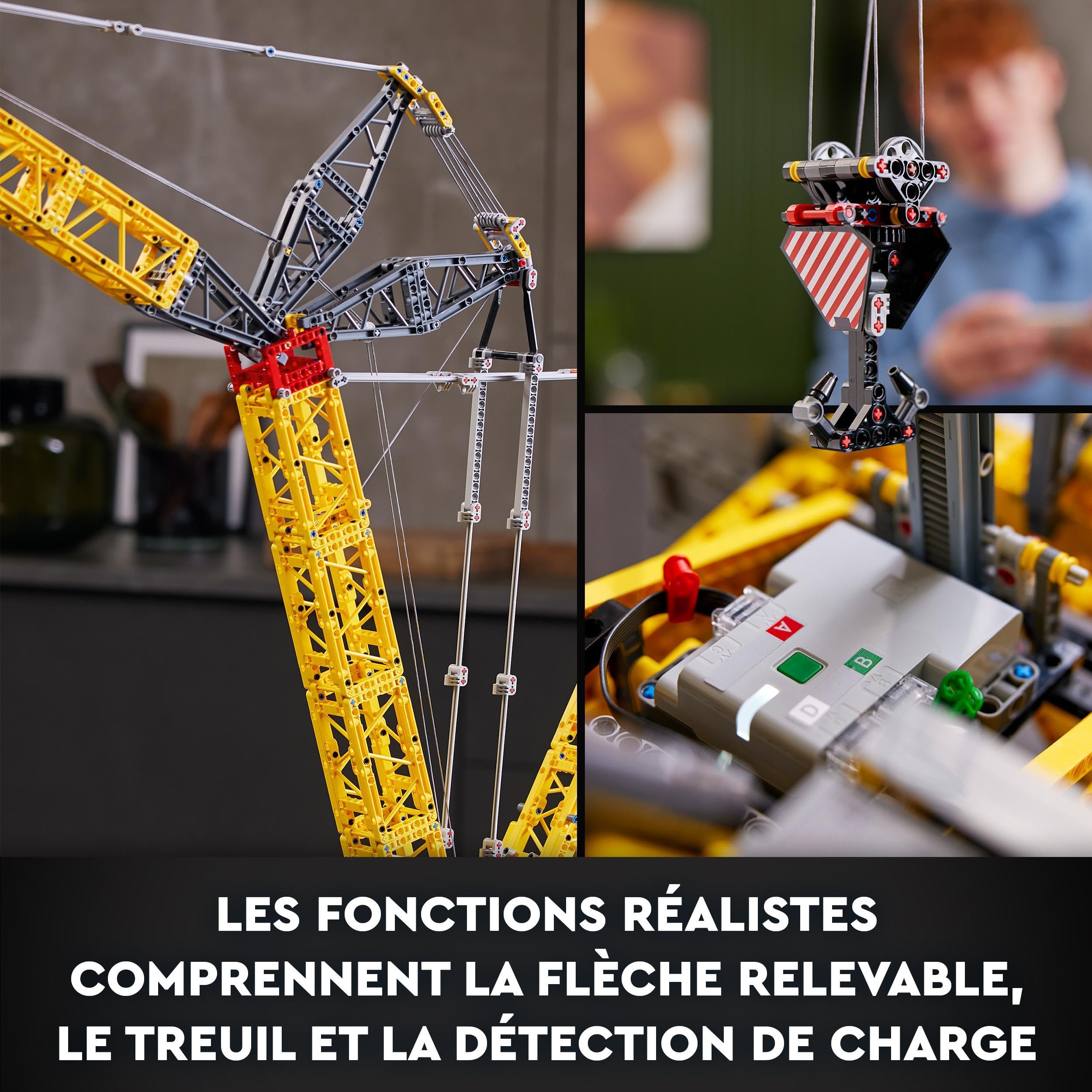 LEGO Technic Liebherr LR 13000 Crawler Crane - Remote Control Construction Vehicle with Control+ App, Winch System & Movable Boom - Ultimate Building Kit for Adults (42146) - Perfect for Engineering Enthusiasts & Collectors