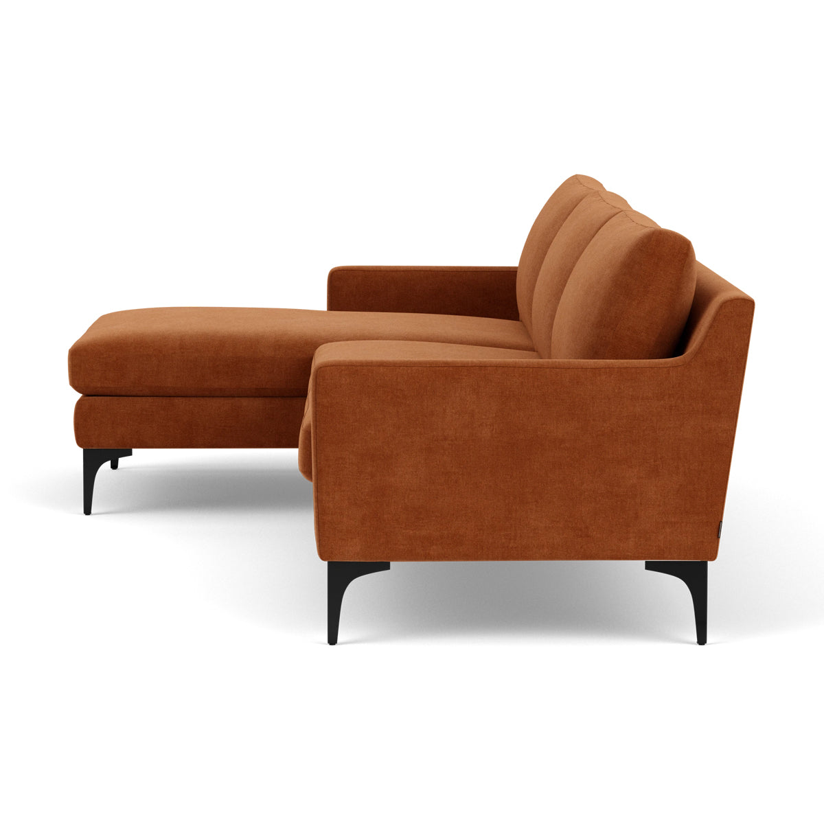Astha Fabric Left Chaise Sofa - Modern L-Shaped Sectional Couch with Reversible Design for Living Room, Lounge & Home Theater Comfort
