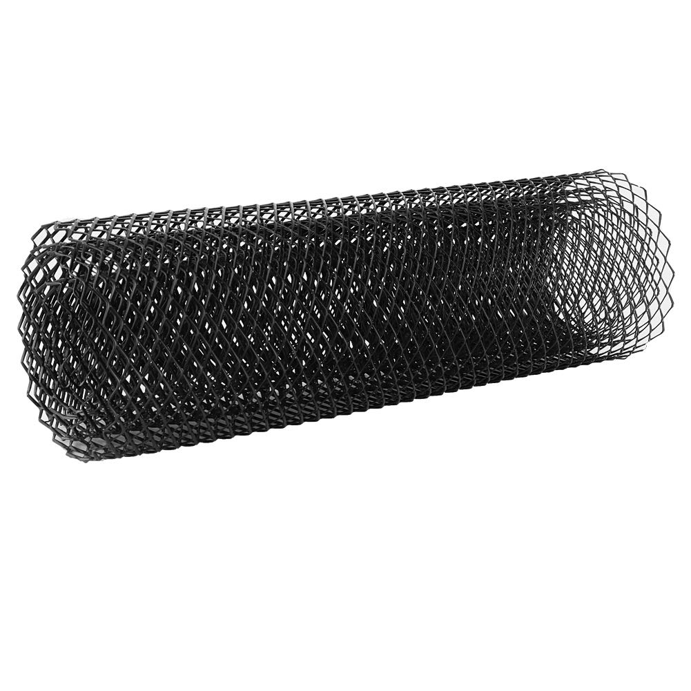 8x16mm Aluminum Alloy Black Car Grille Mesh - Universal Rhombic Grill for Body & Bumper - Durable Auto Front Grille Cover for Cars, Trucks & SUVs - Perfect for Off-Road, Customization & Vehicle Protection