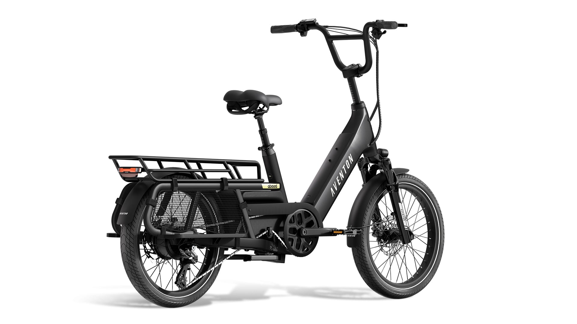 Aventon Abound LR Cargo Electric Bike - Long Range, No Assembly Required | Perfect for Commuting, Grocery Hauling & Family Rides