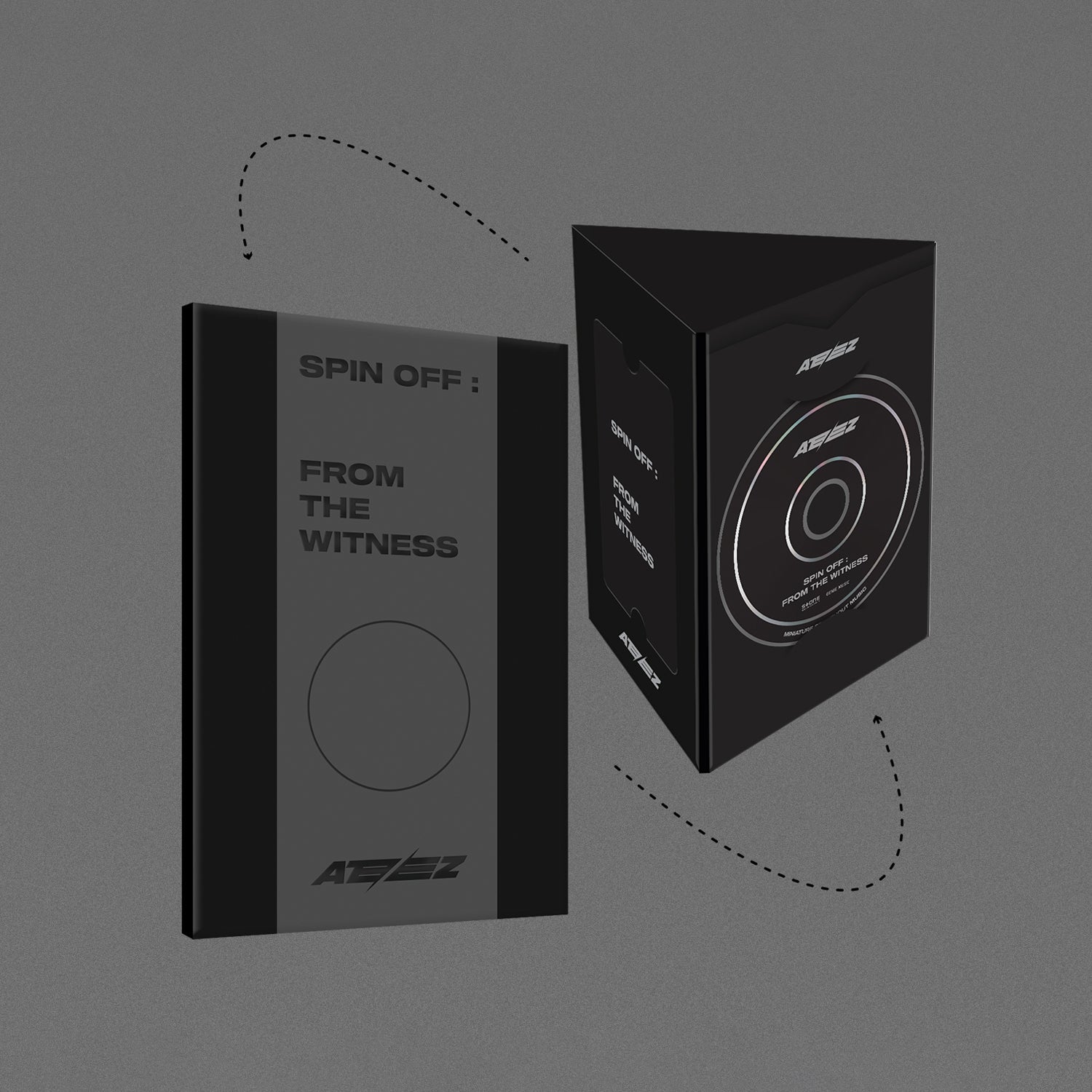 ATEEZ 1st Single Album 'SPIN OFF : FROM THE WITNESS' (POCA) - K-Pop Music CD for Fans, Collectors & Gift Giving - Perfect for Concerts, Birthdays & K-Pop Collections