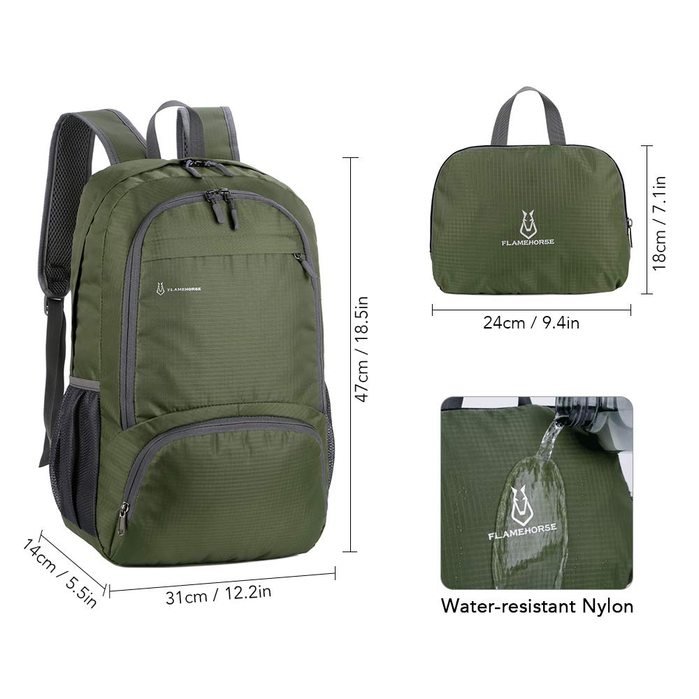 Lightweight Foldable Hiking Backpack for Men & Women - Waterproof Packable Daypack for Travel, Camping & Outdoor Adventures | Perfect for Hiking, Commuting & Daily Use