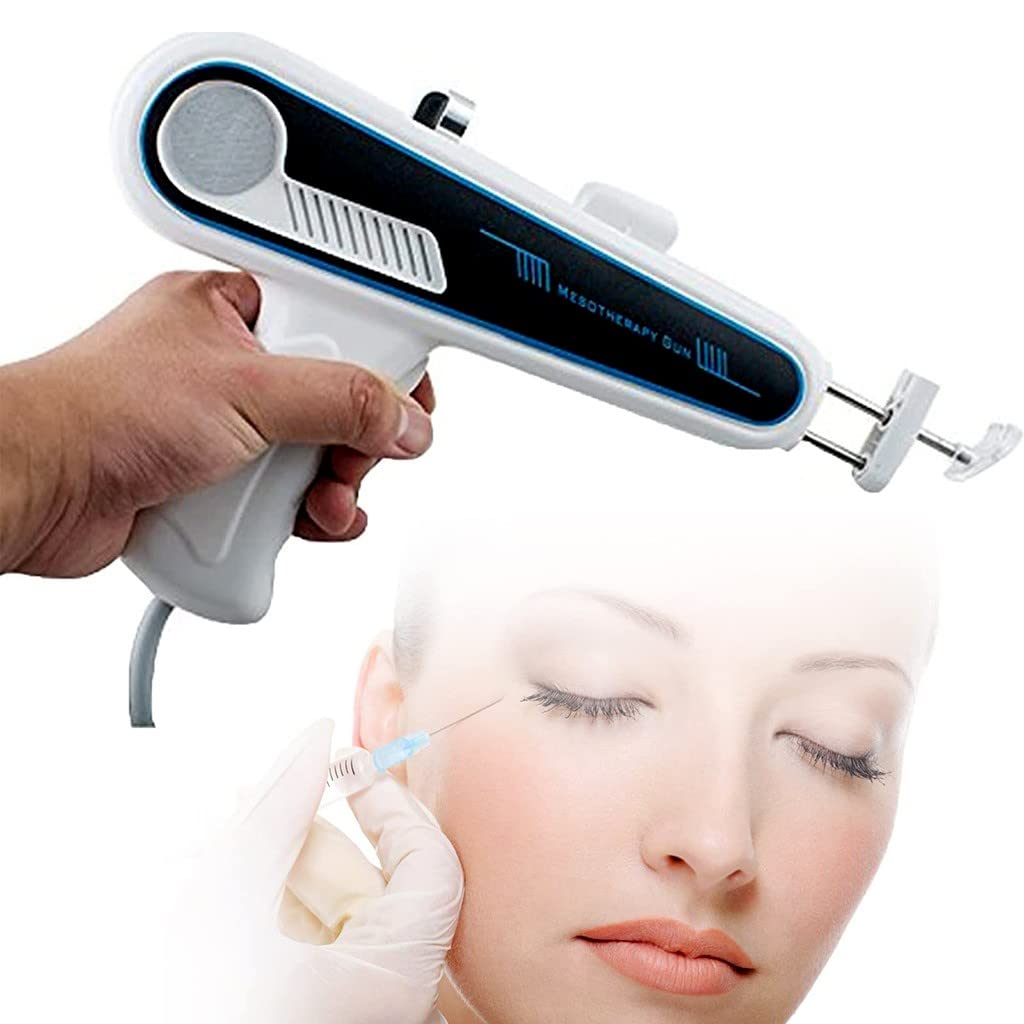 Professional Mesotherapy Gun for Skin Rejuvenation - Anti-Aging Beauty Device for Wrinkle Removal & Face Tightening | At-Home Spa Treatment & Professional Skincare Use