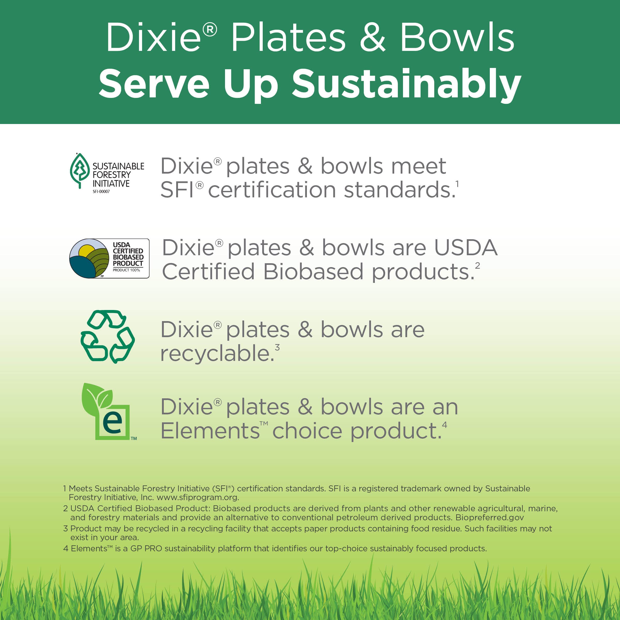 Dixie Bulk Paper Plates 8.5 Inch - 300 Count (6 Packs of 50) - Medium Weight White Disposable Plates for Home, Restaurants, Events & Catering - Perfect for Parties, BBQs, Picnics & Office Lunches - Item #UX9P300
