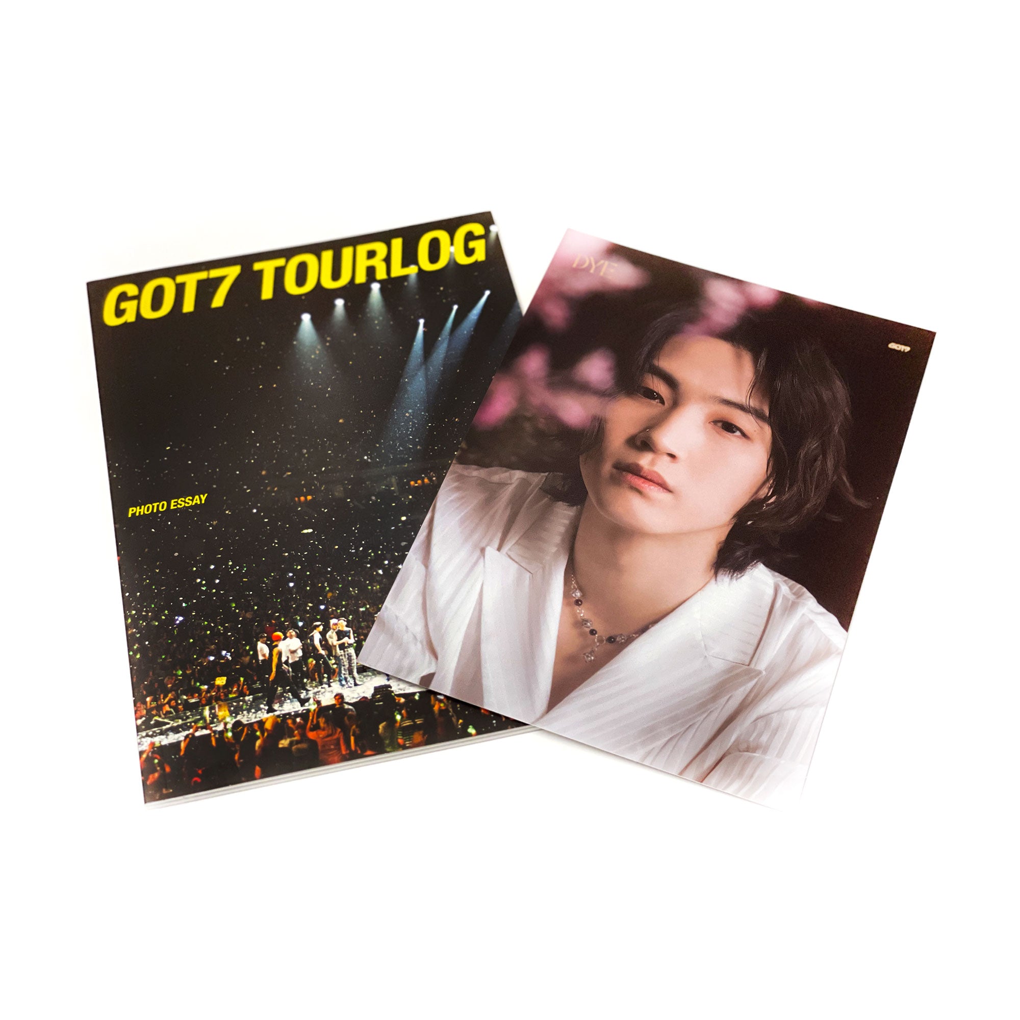 GOT7 DYE Tourlog Photo Essay & Lyrics Postcard - Exclusive K-Pop Memorabilia for Fans, Collectors, and Music Enthusiasts | Perfect for Display, Gifts, and Fan Collections