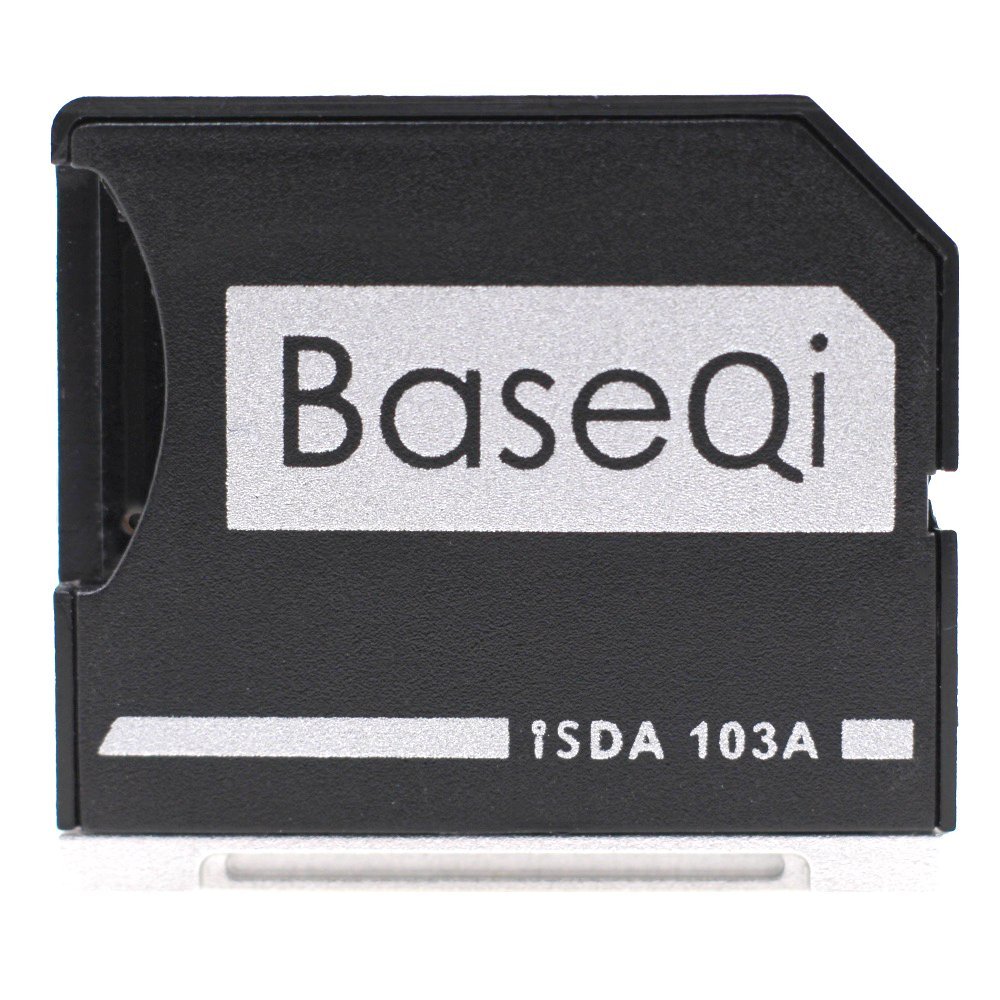 BaseQi Aluminum microSD Adapter for MacBook Air 13