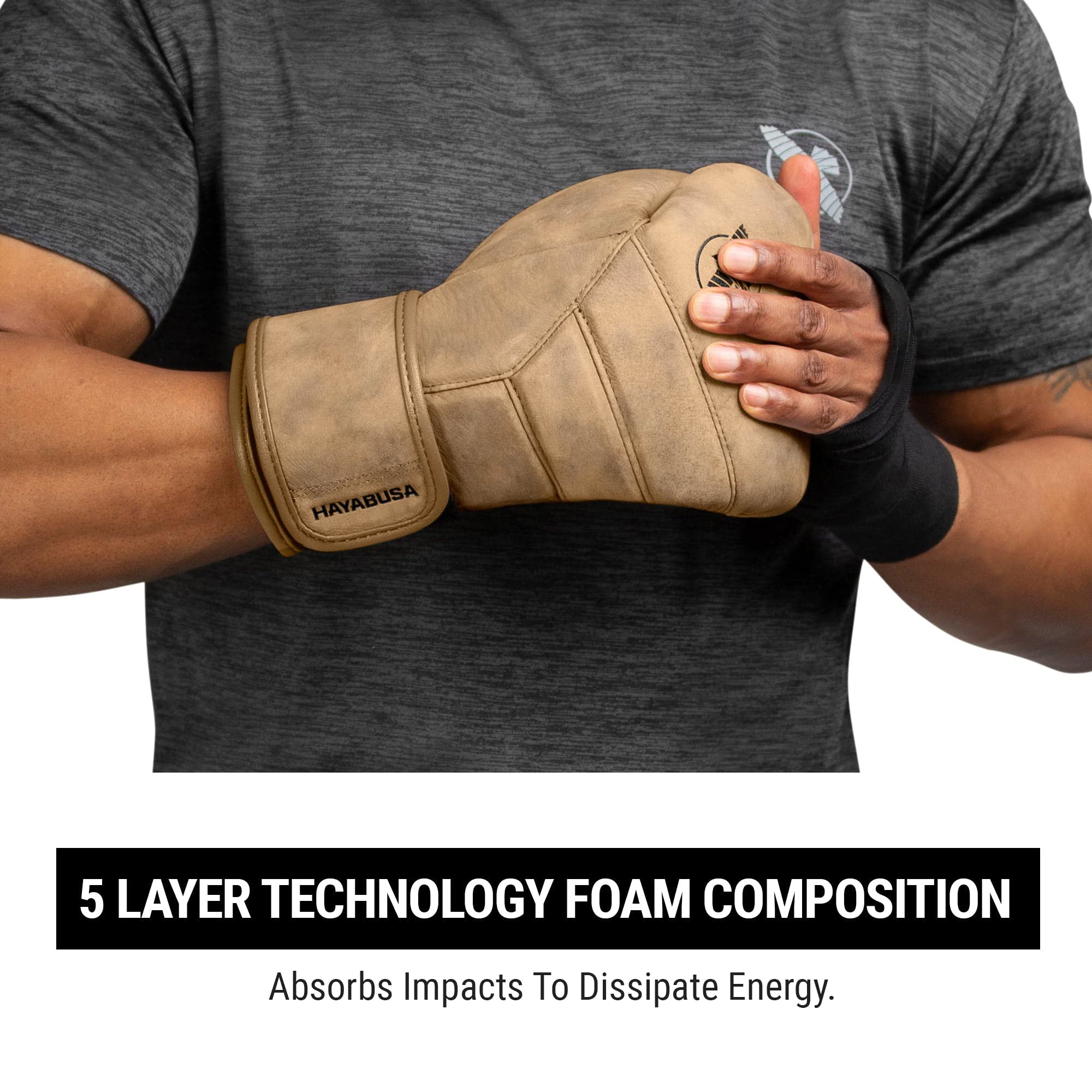 Hayabusa T3 LX Leather Boxing Gloves for Men & Women - Premium Training, Sparring, Heavy Bag & Mitt Work - Ideal for Boxing Gyms, Home Workouts & Martial Arts Training