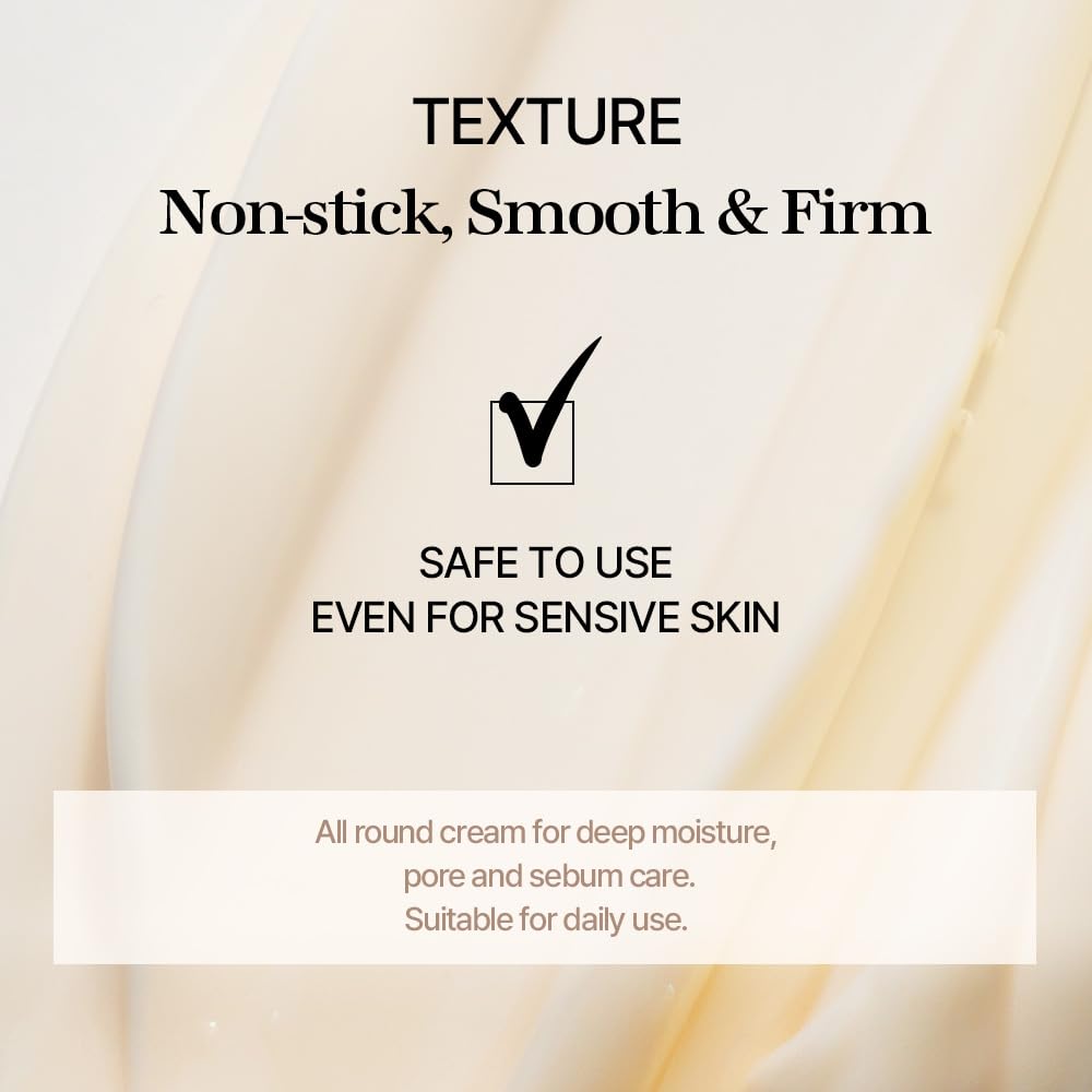Mixsoon Bean Cream - Intensive Moisture Face Cream for Smooth, Hydrated Skin | Pore Minimizer & Sebum Control | Korean Glass Skin Skincare | Non-Greasy Formula (1.69 fl.oz/50ml) | Perfect for Daily Hydration & Nighttime Repair Routine