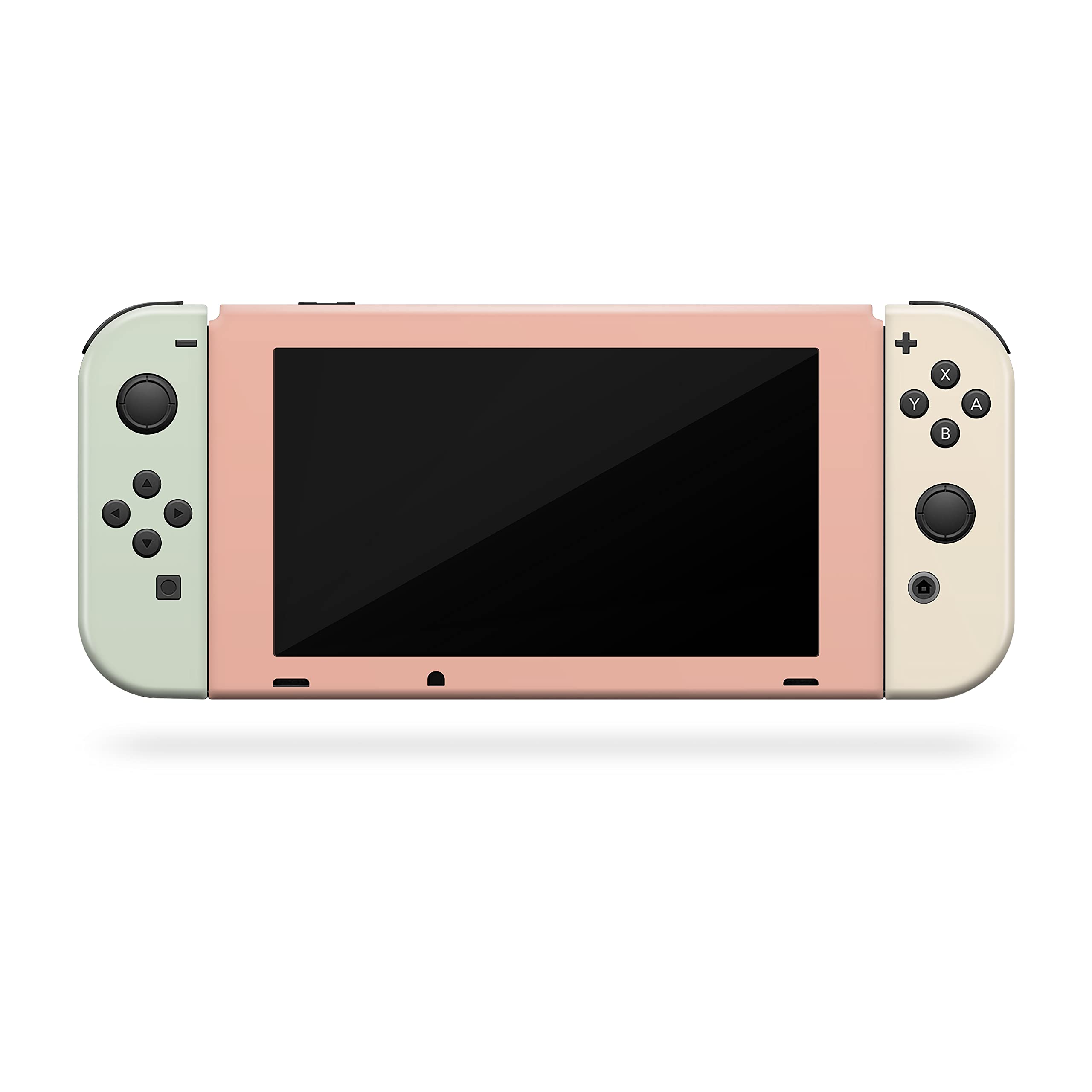 Pastel Classic Nintendo Switch Skin Wrap Cover - Premium 3M Vinyl Full Wrap Decal with Color Blocking Design | Compatible with Nintendo Switch Console | Perfect for Gaming Protection and Personalization