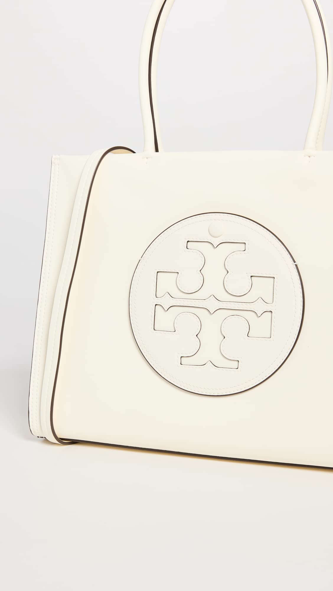 Tory Burch Women's Small Ella Bio Tote Bag - Lightweight Vegan Leather Crossbody Purse for Work, Travel & Everyday Use