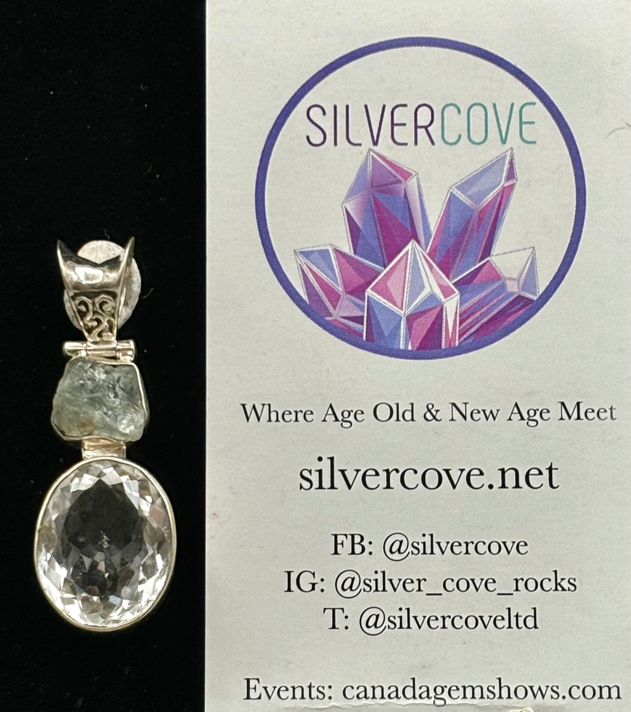 Elegant Aquamarine Sterling Silver Pendant Necklace for Women | March Birthstone Jewelry Gift | Perfect for Weddings, Anniversaries & Everyday Wear