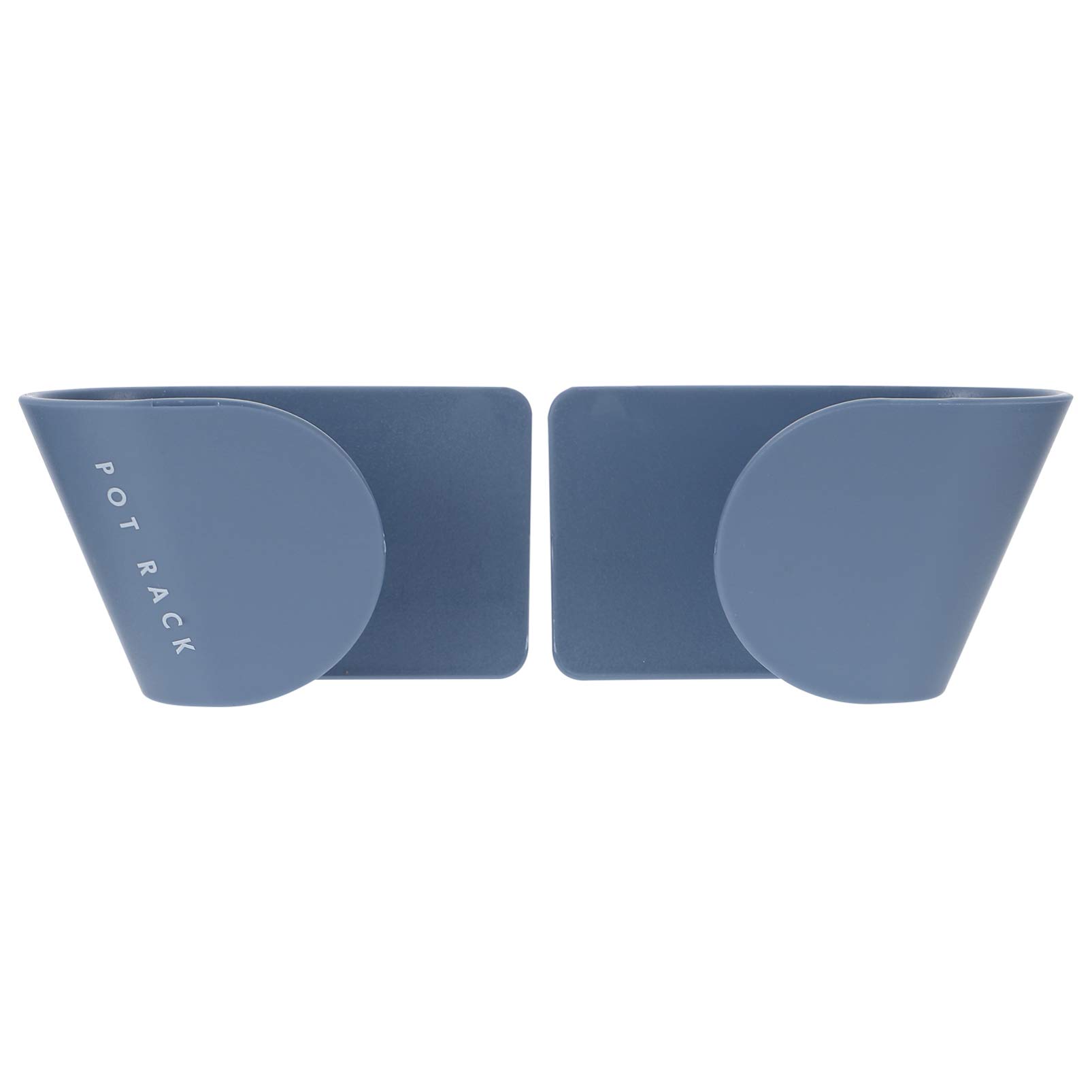 Hemoton 3-Pack Wall Mounted Pot Lid Holder - Space Saving Kitchen Organizer for Pots, Pans & Cutting Boards - Durable Blue Kitchen Storage Rack for Cabinet, Pantry or Door - Perfect for Small Kitchen Organization & Home Cooking